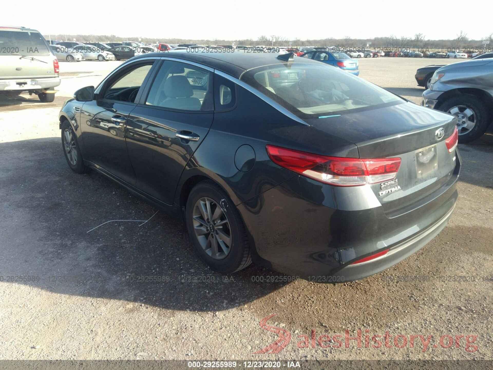 5XXGT4L13GG022505 2016 KIA OPTIMA