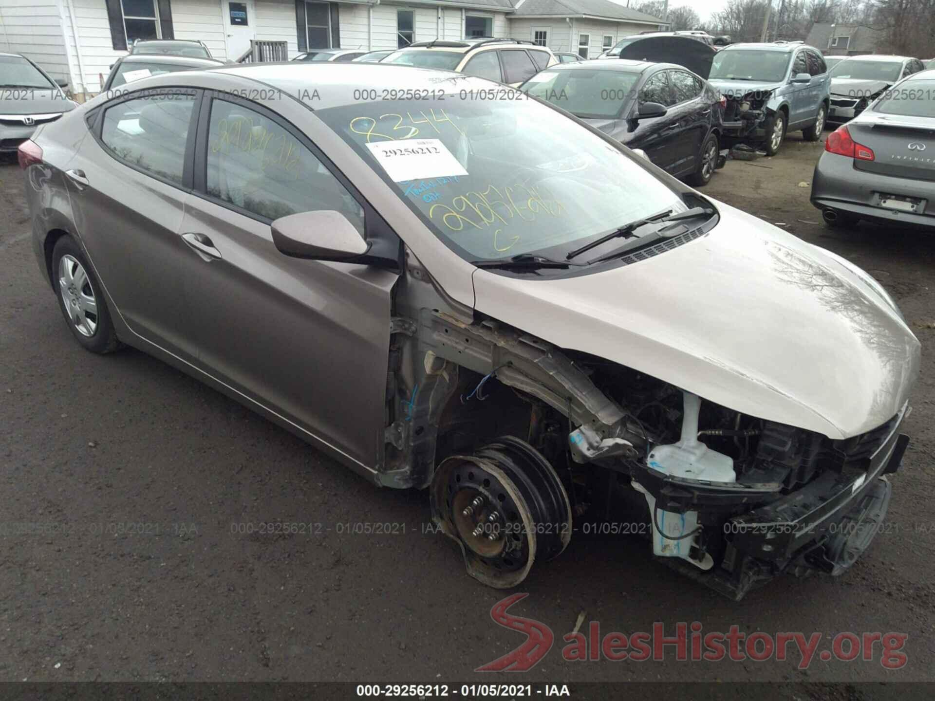 5NPDH4AE7GH678785 2016 HYUNDAI ELANTRA