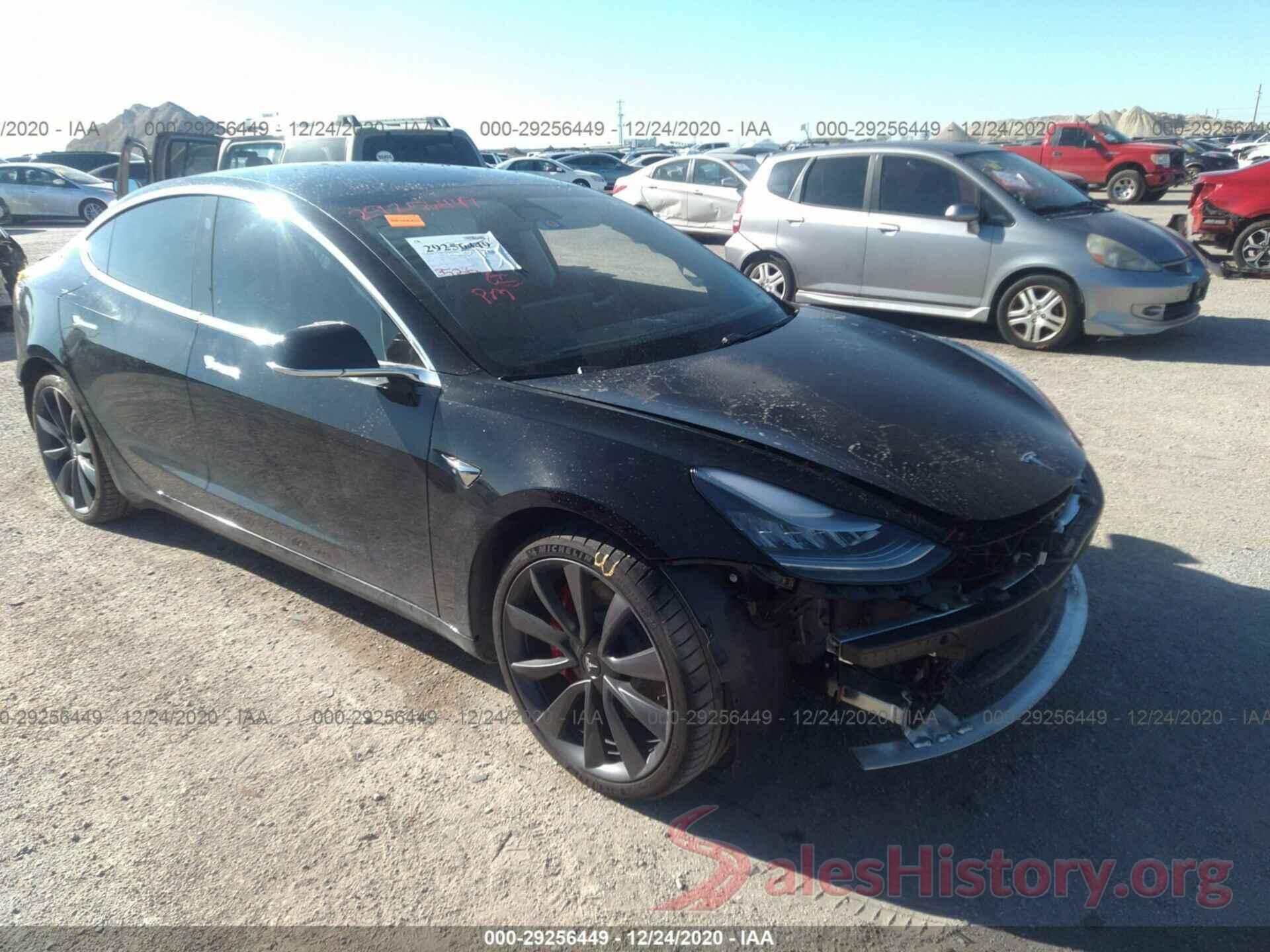 5YJ3E1EC8LF791634 2020 TESLA MODEL 3