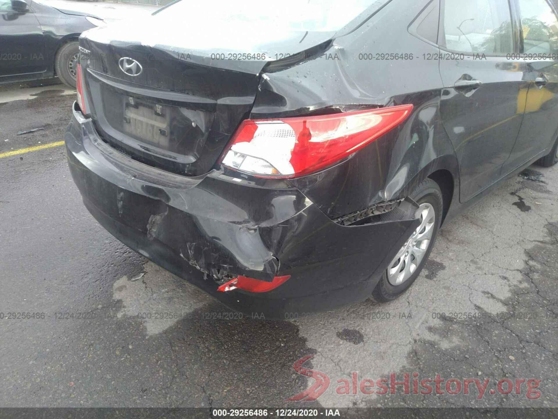 KMHCT4AEXGU066673 2016 HYUNDAI ACCENT