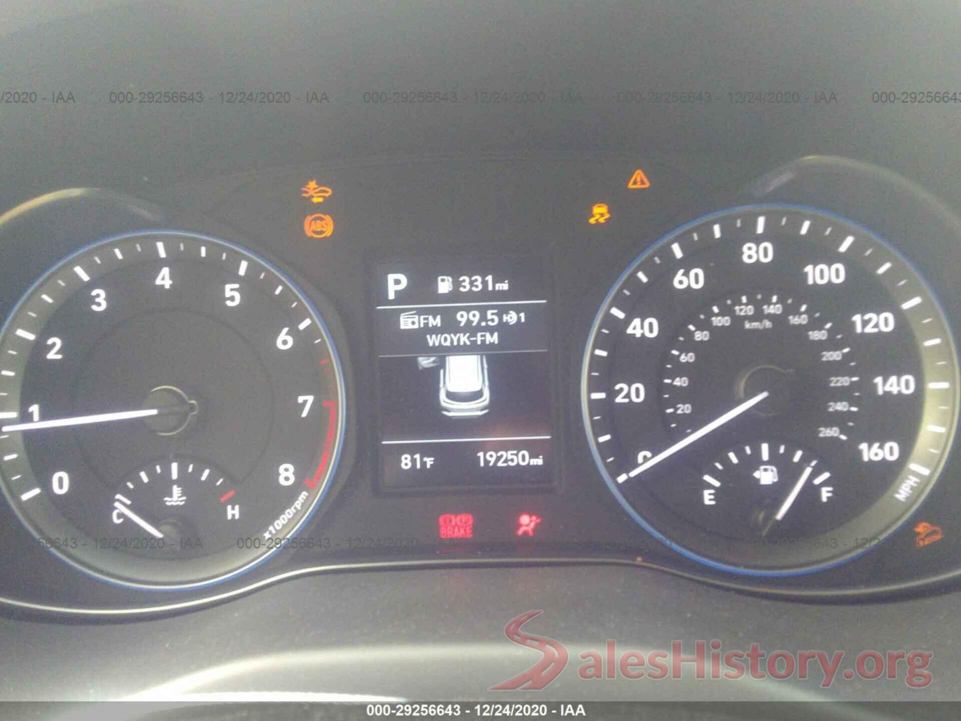 KM8K22AA3LU474541 2020 HYUNDAI KONA