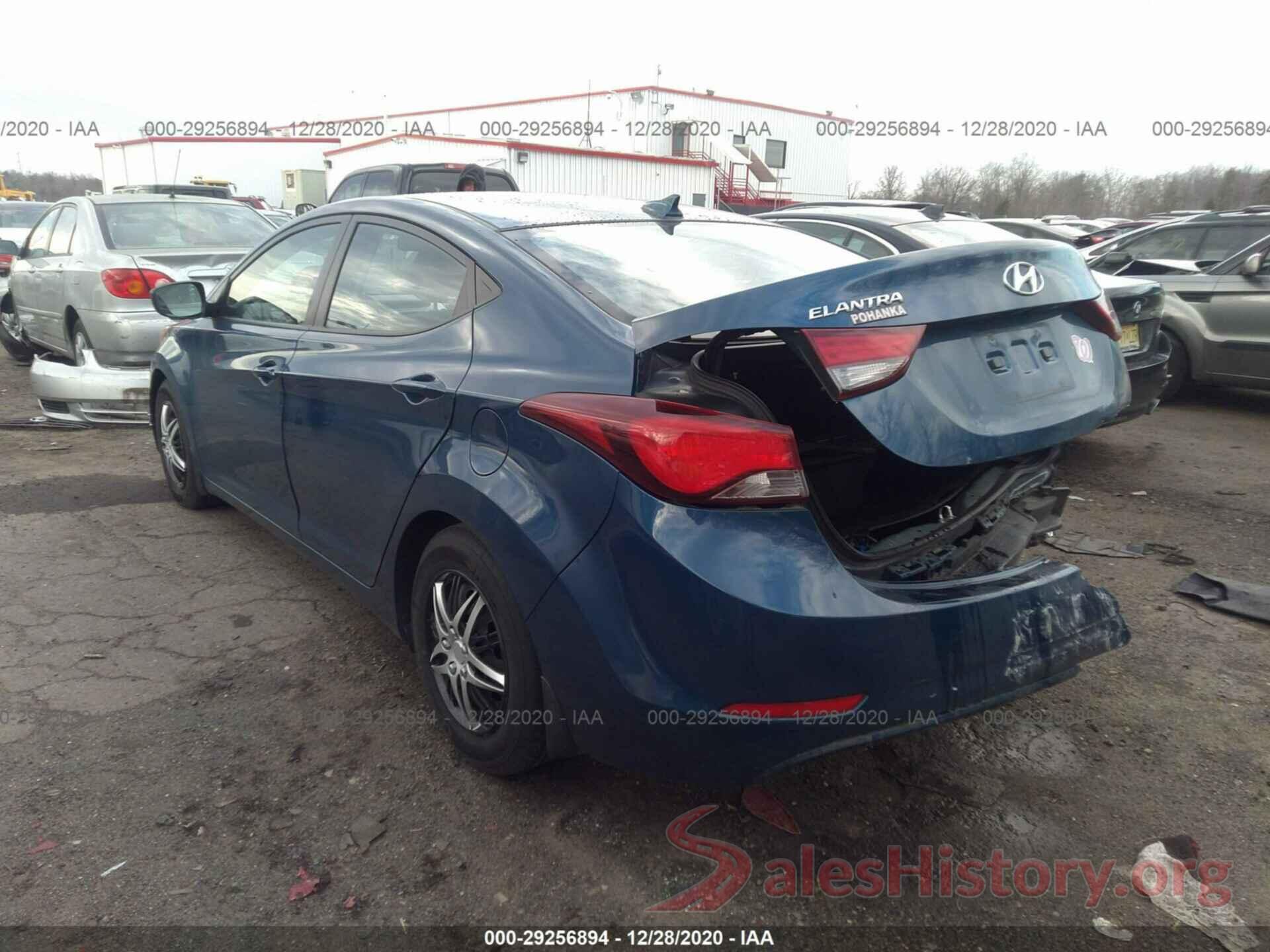 KMHDH4AE2GU567448 2016 HYUNDAI ELANTRA