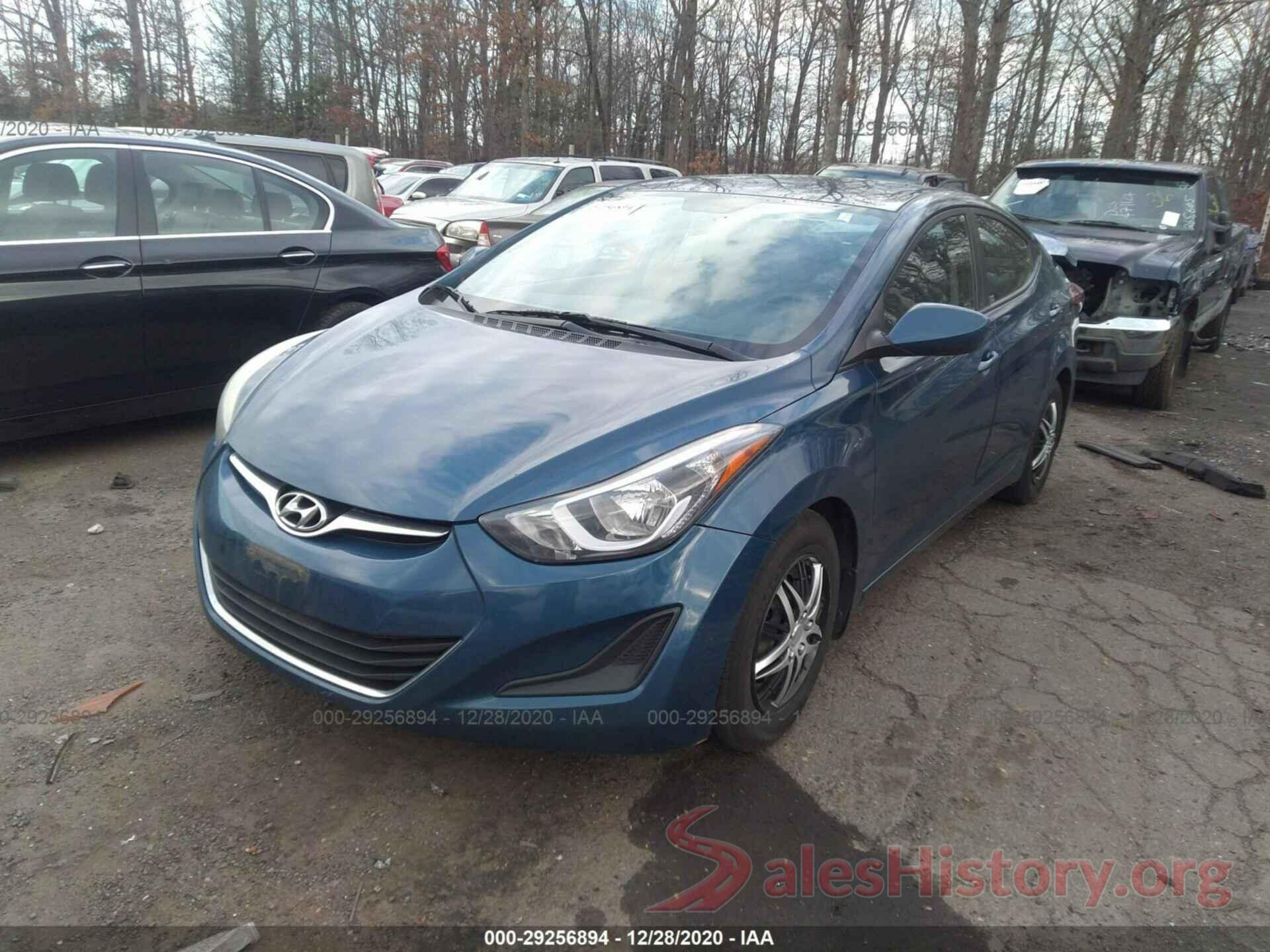 KMHDH4AE2GU567448 2016 HYUNDAI ELANTRA