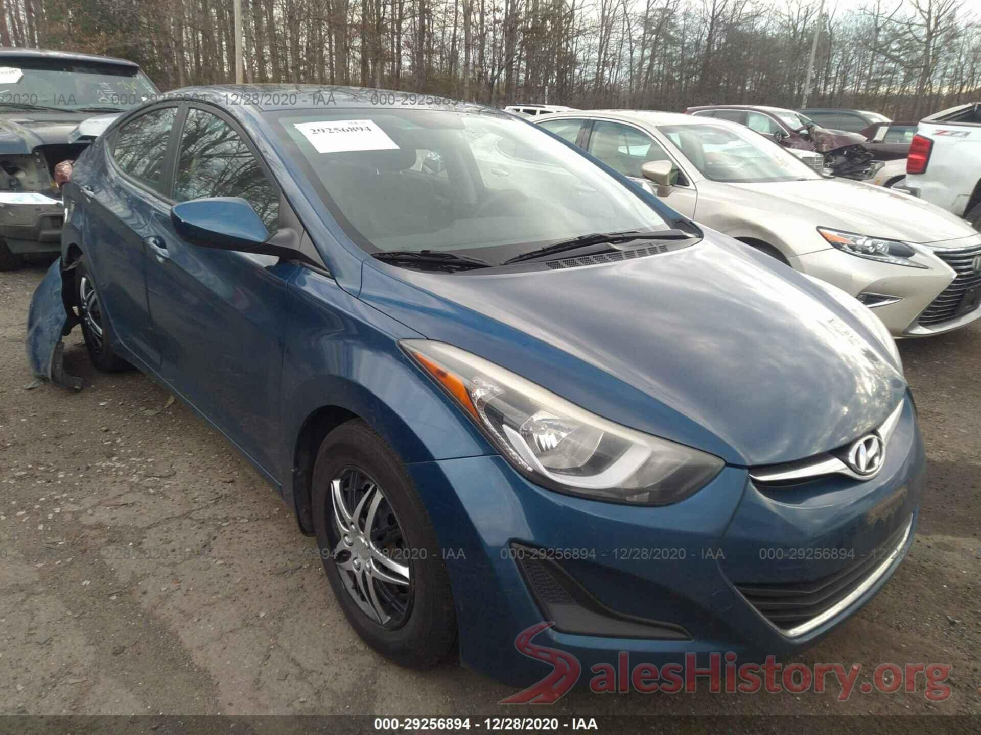 KMHDH4AE2GU567448 2016 HYUNDAI ELANTRA