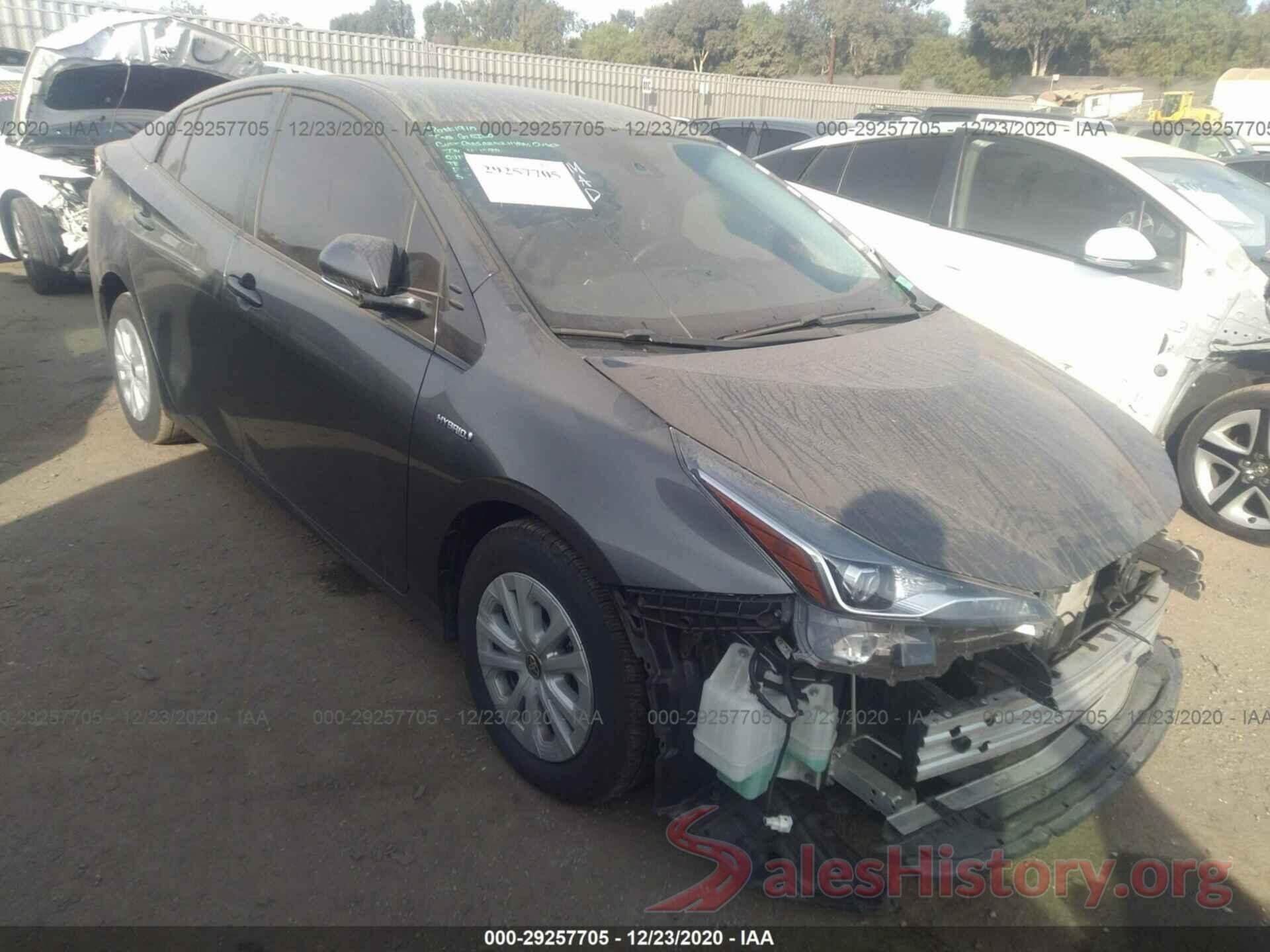 JTDKARFU8K3078323 2019 TOYOTA PRIUS