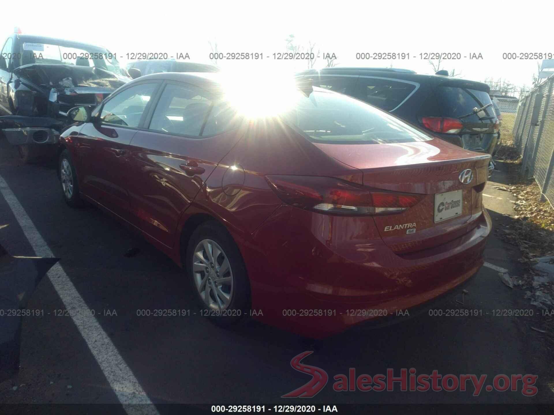 KMHD74LF9HU188683 2017 HYUNDAI ELANTRA