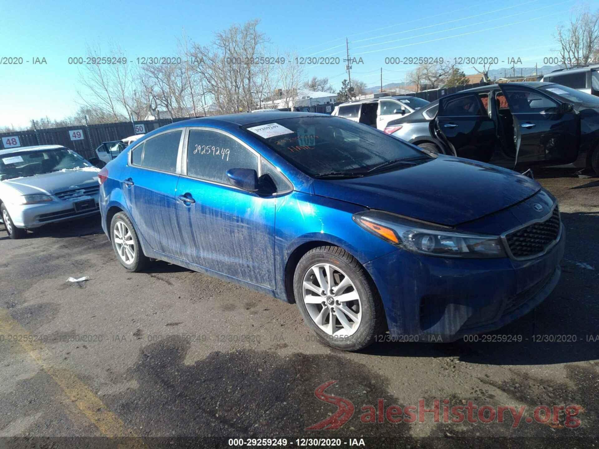 3KPFL4A78HE129725 2017 KIA FORTE