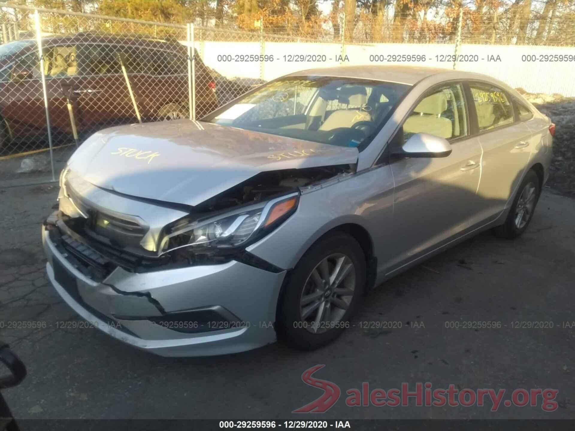 5NPE24AF7GH425402 2016 HYUNDAI SONATA