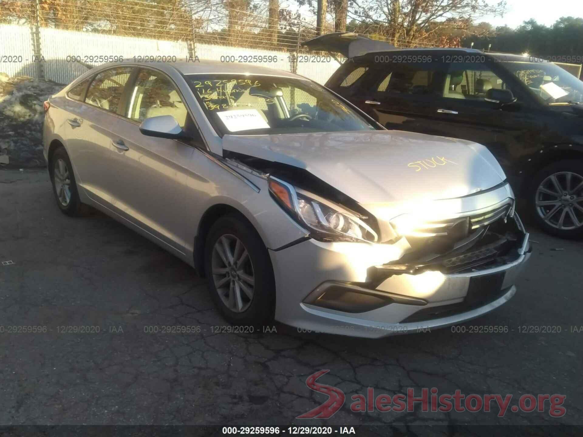 5NPE24AF7GH425402 2016 HYUNDAI SONATA