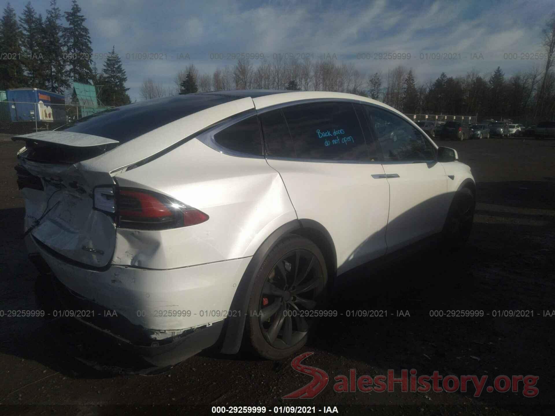 5YJXCAE47HF075749 2017 TESLA MODEL X