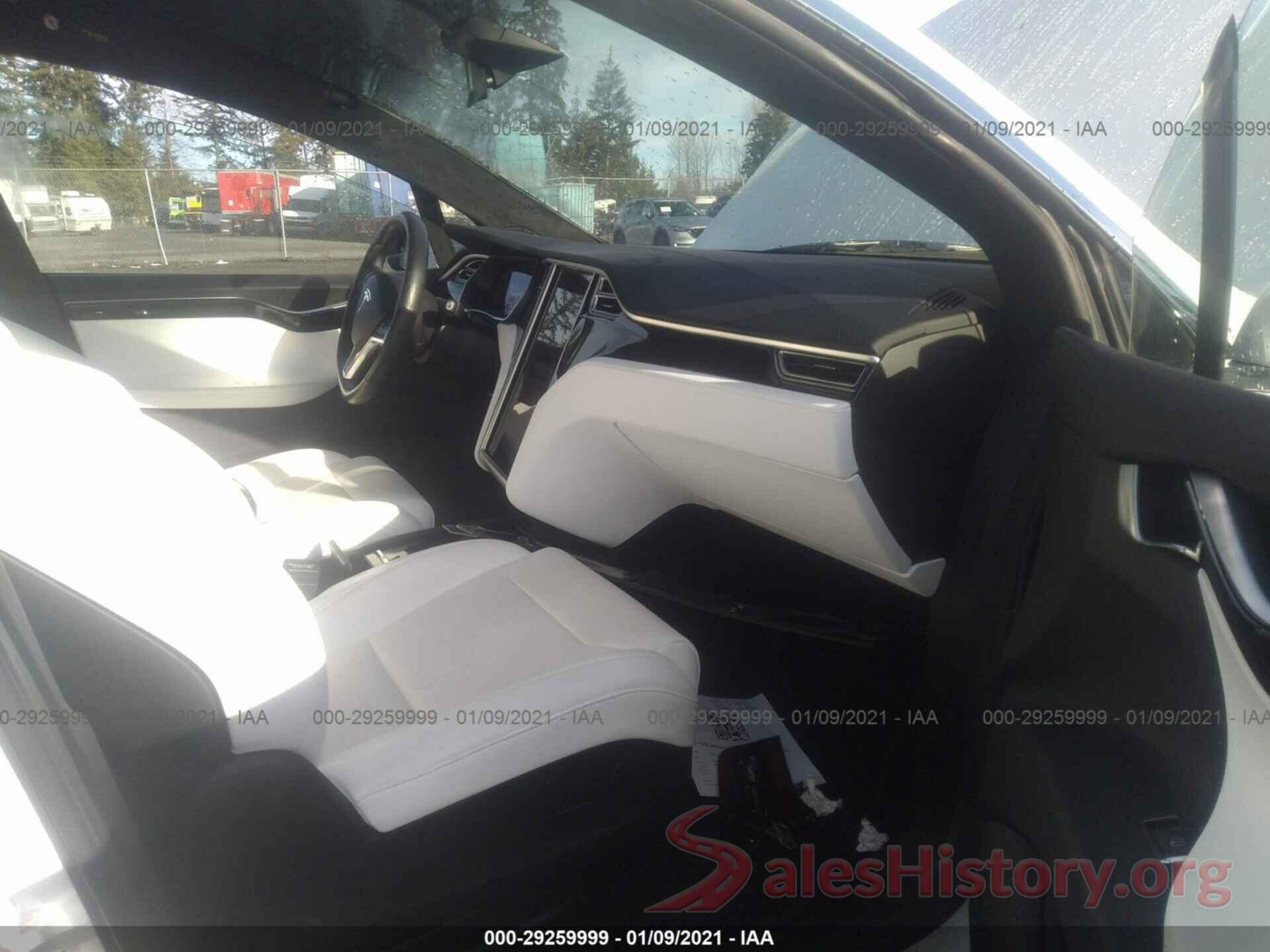 5YJXCAE47HF075749 2017 TESLA MODEL X