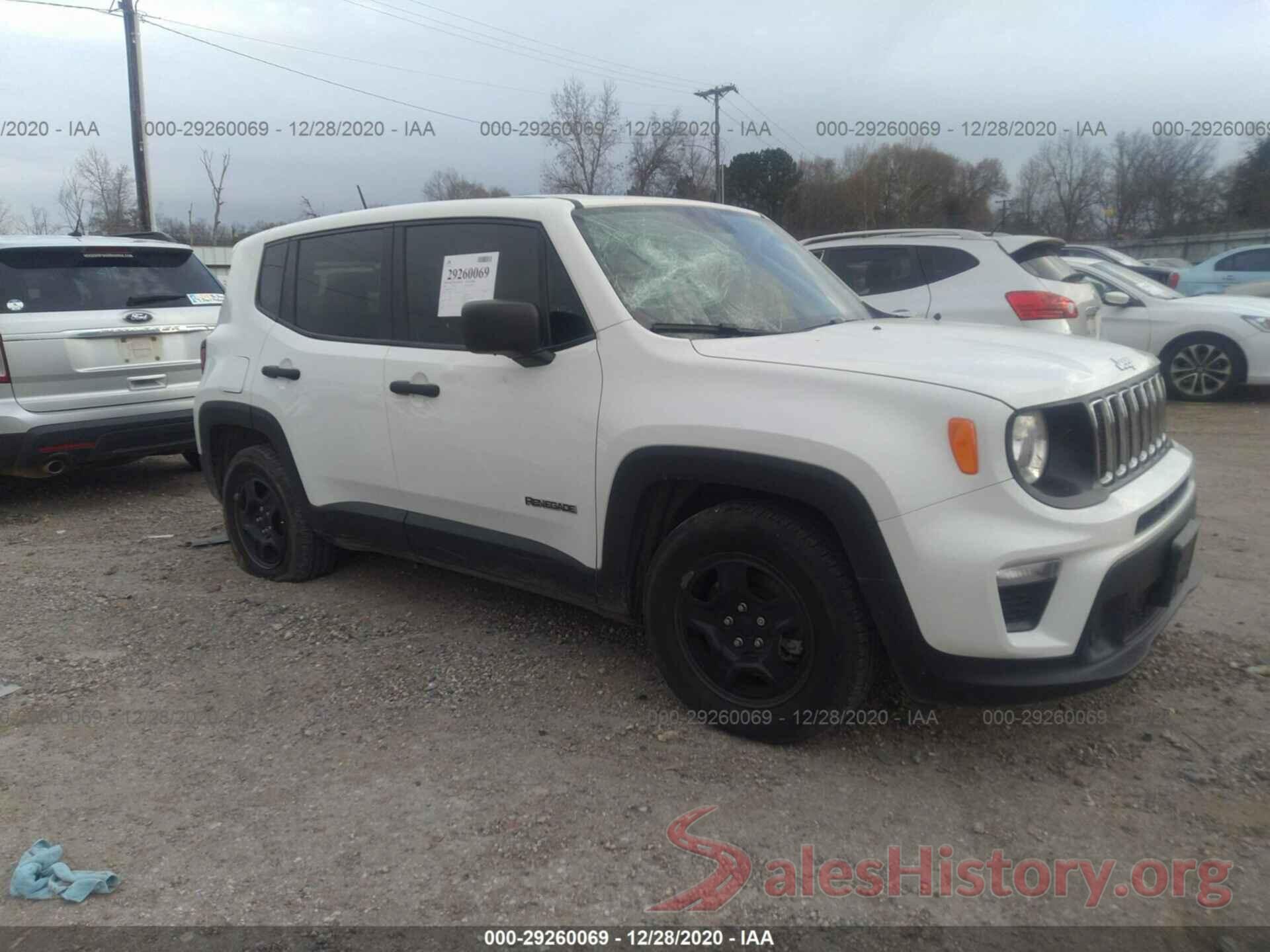 ZACNJAAB2LPL24250 2020 JEEP RENEGADE