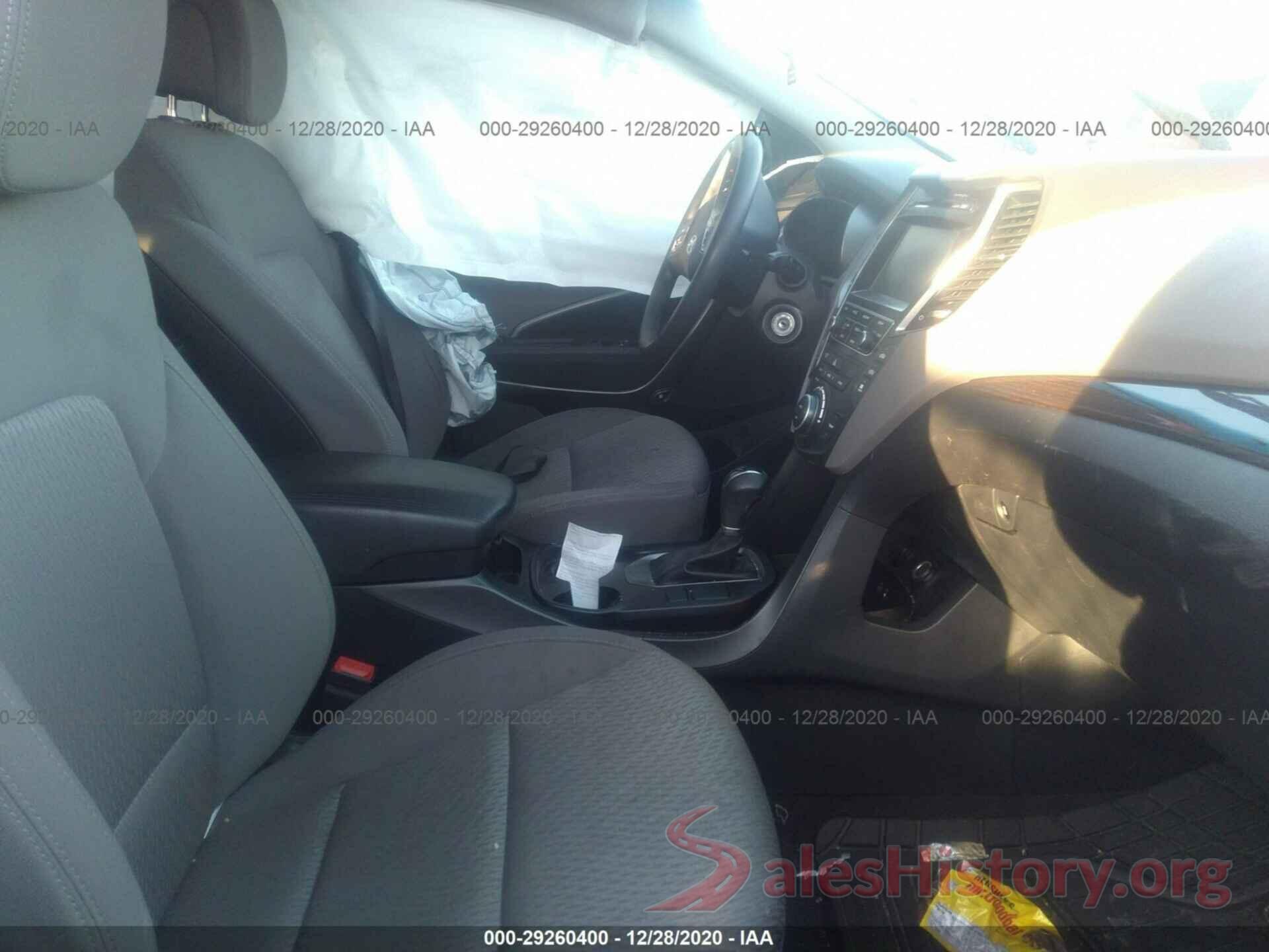 KM8SM4HF8HU202095 2017 HYUNDAI SANTA FE