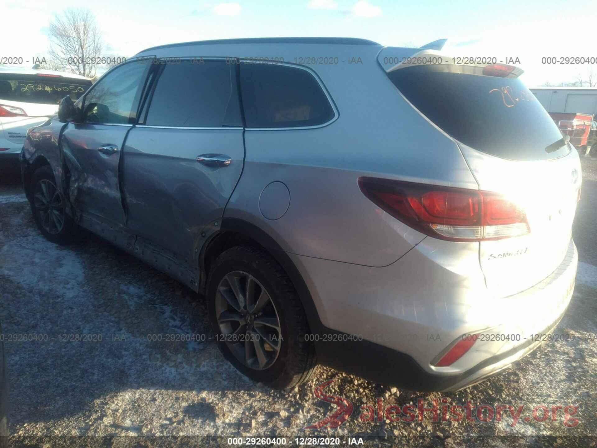 KM8SM4HF8HU202095 2017 HYUNDAI SANTA FE