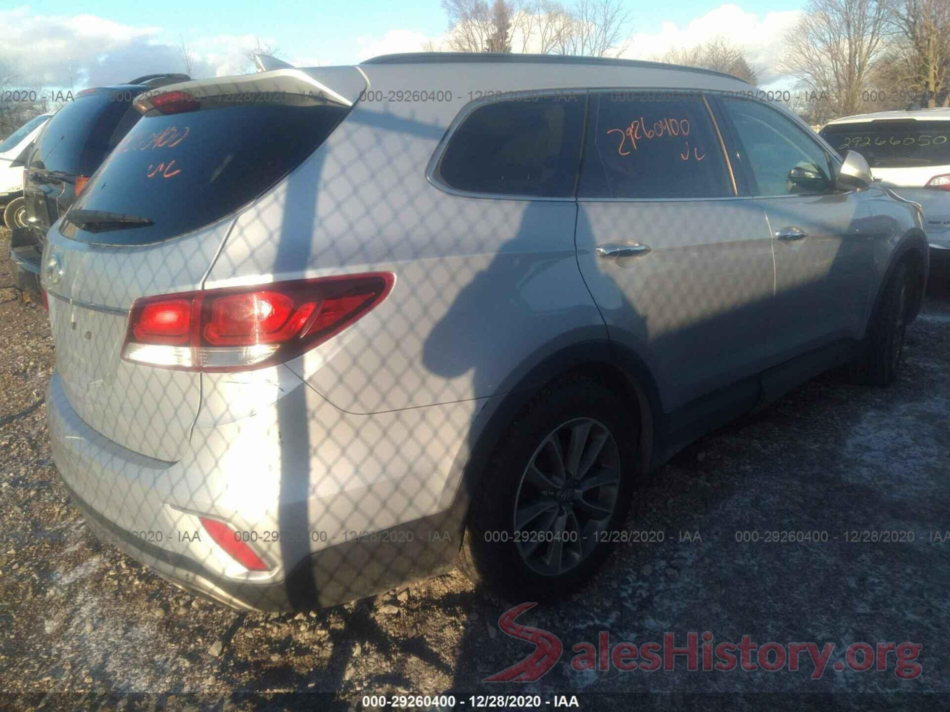 KM8SM4HF8HU202095 2017 HYUNDAI SANTA FE