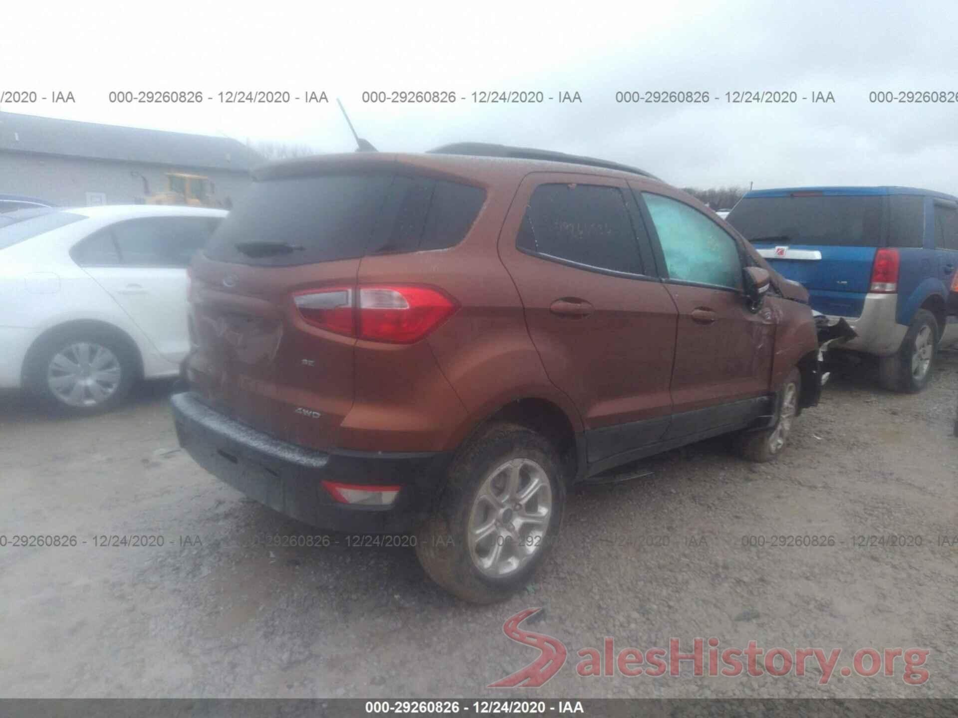 MAJ6S3GL1LC341664 2020 FORD ECOSPORT