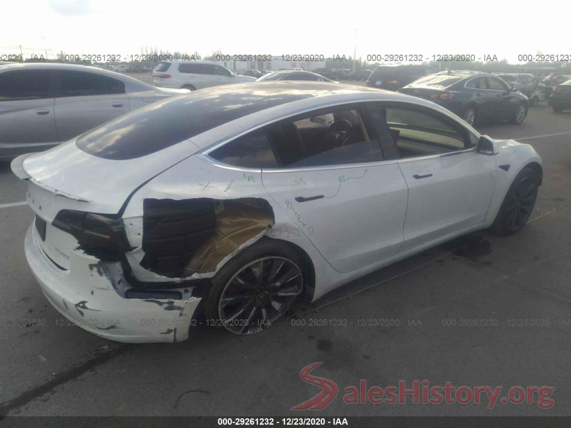 5YJ3E1EC8LF587027 2020 TESLA MODEL 3