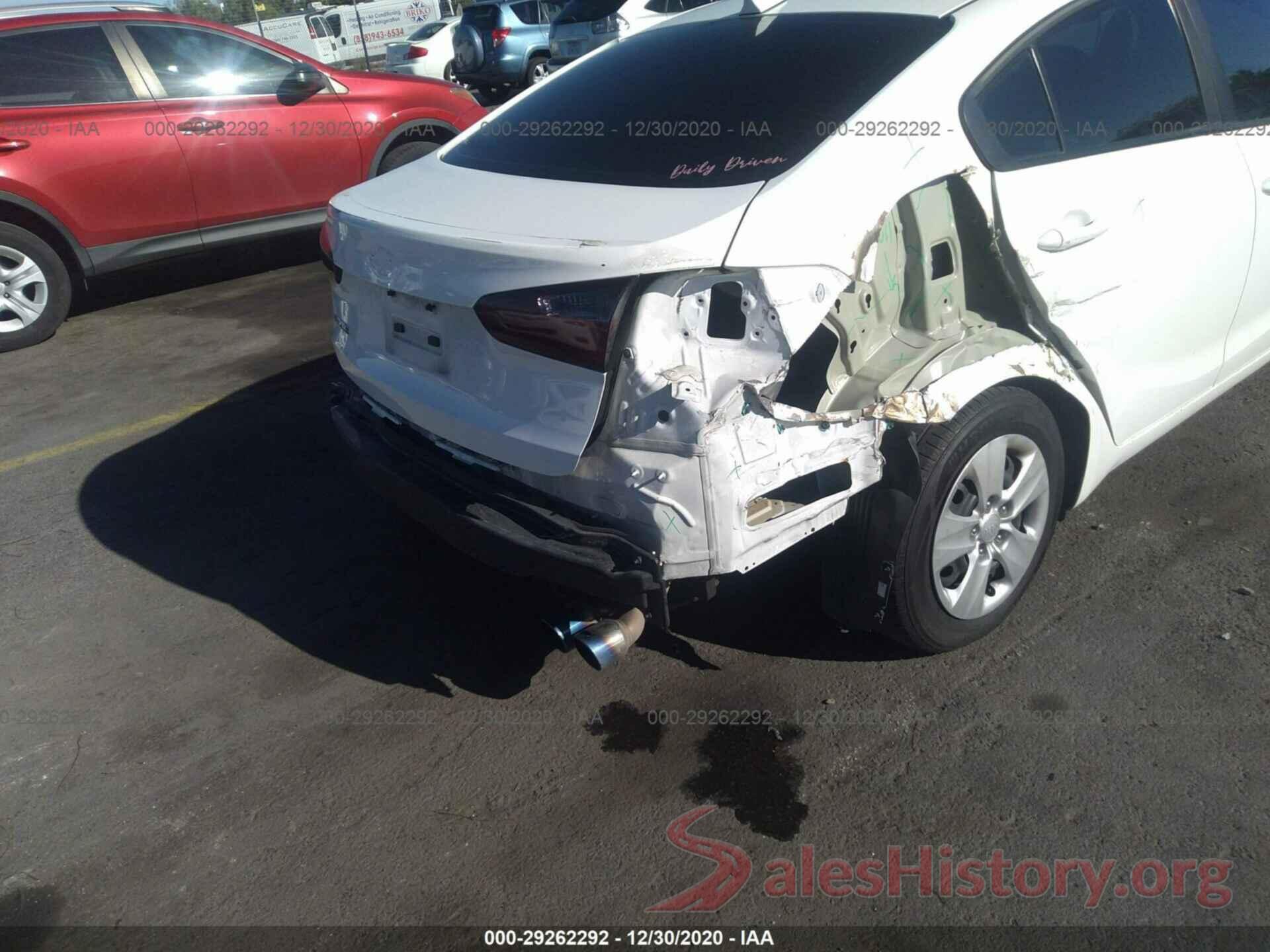 KNAFK4A61G5582425 2016 KIA FORTE