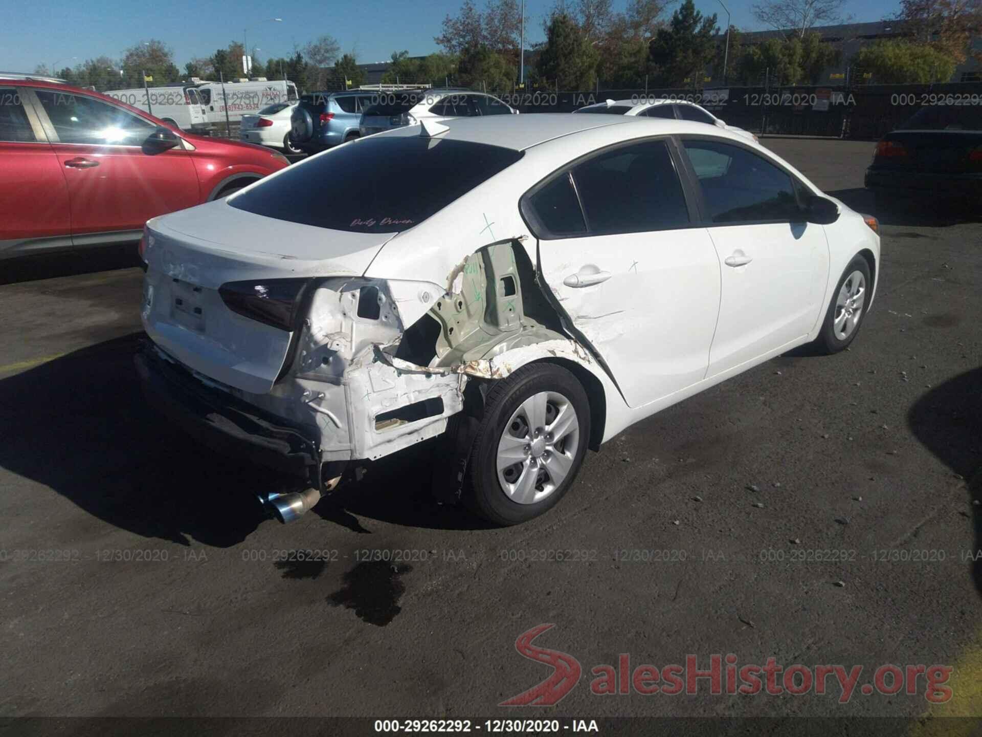 KNAFK4A61G5582425 2016 KIA FORTE