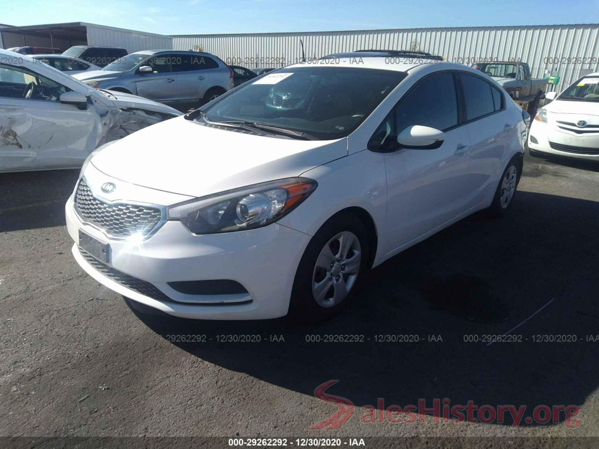 KNAFK4A61G5582425 2016 KIA FORTE