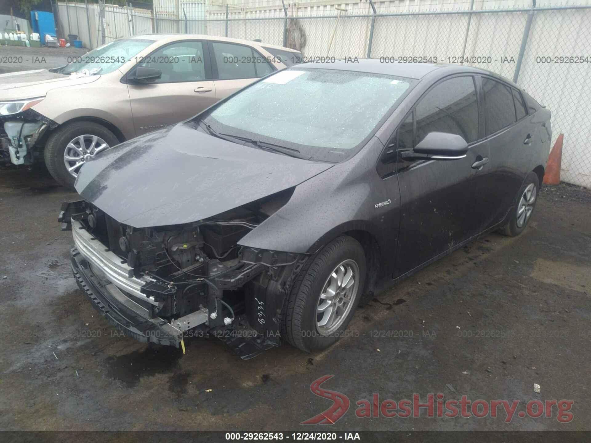 JTDKARFU8G3503112 2016 TOYOTA PRIUS