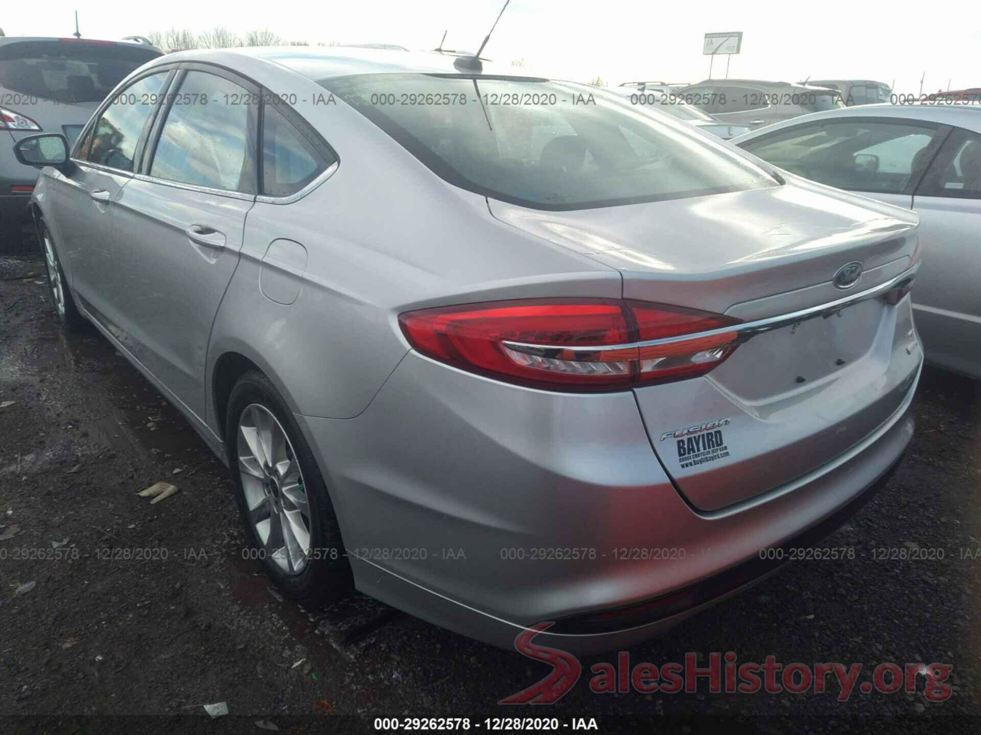 3FA6P0HD2HR270202 2017 FORD FUSION