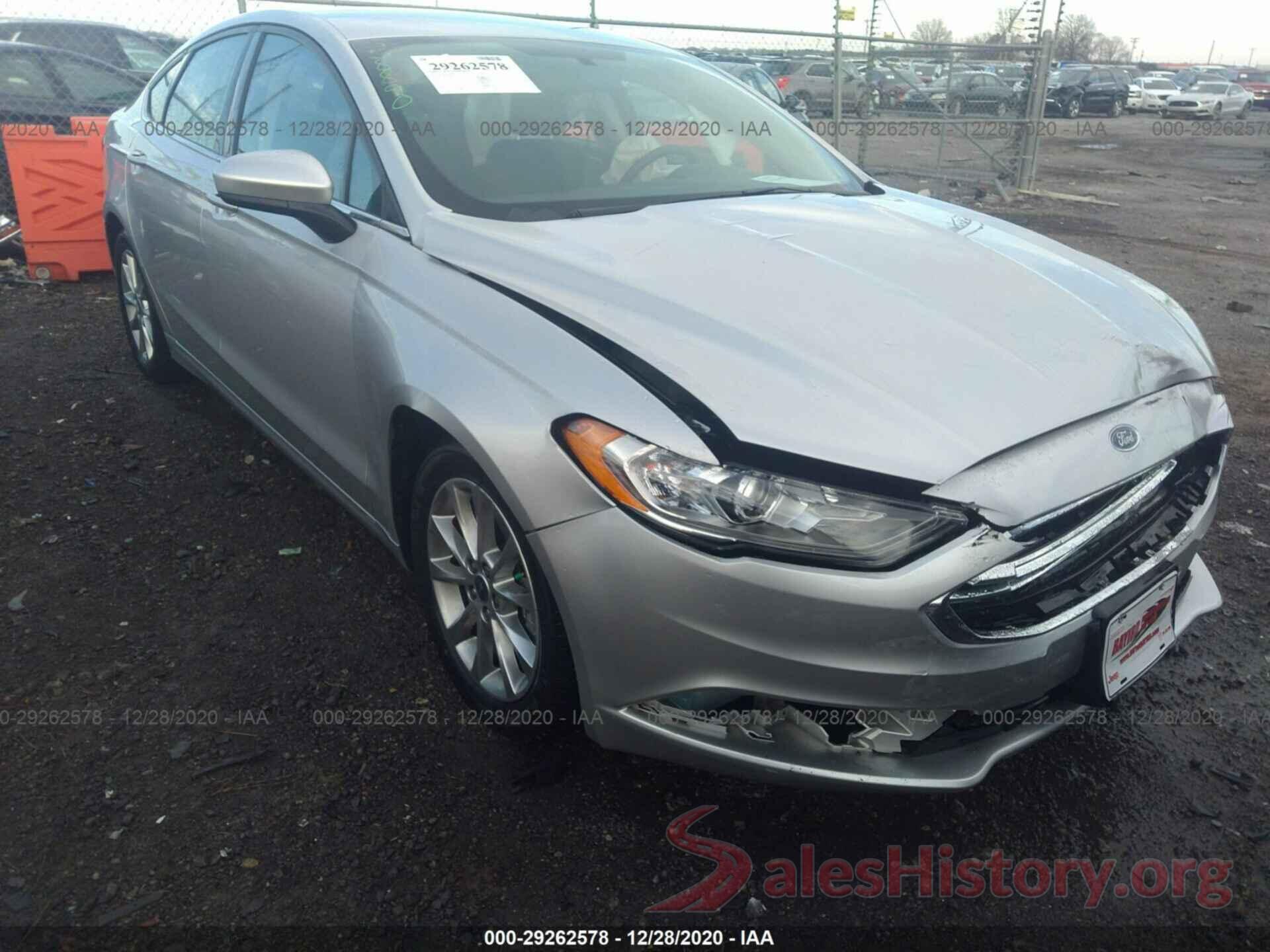 3FA6P0HD2HR270202 2017 FORD FUSION