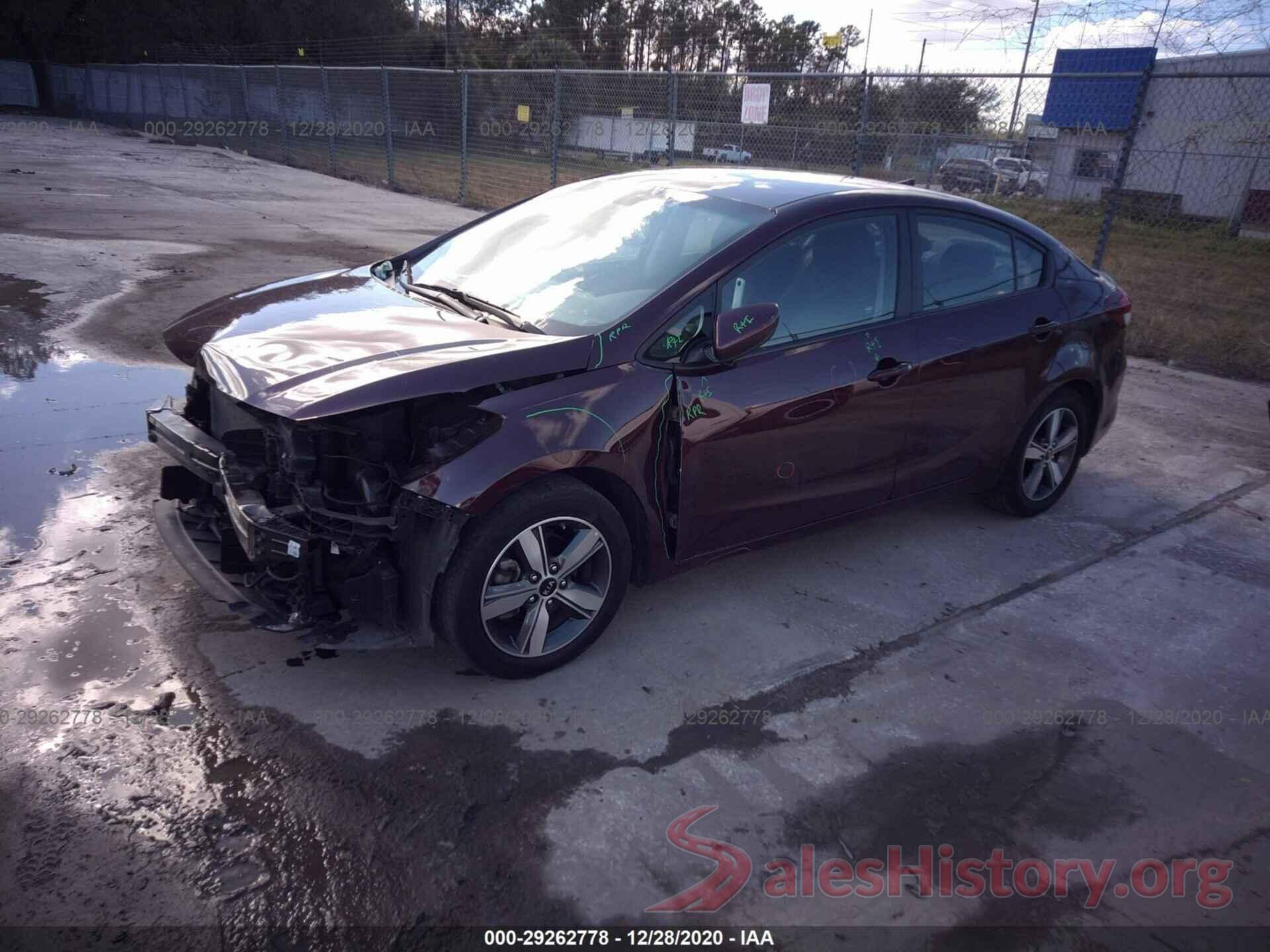 3KPFL4A77JE250803 2018 KIA FORTE