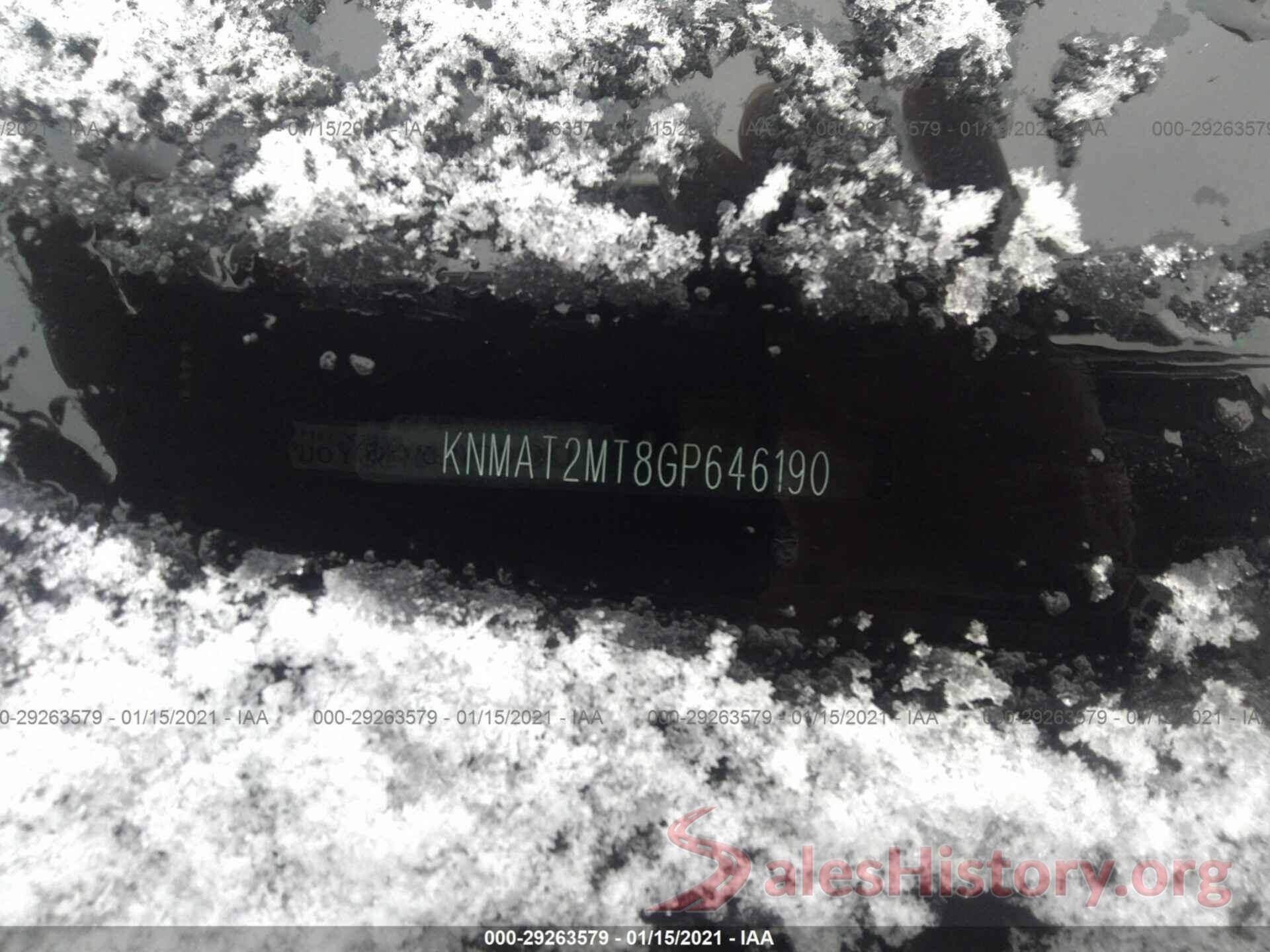 KNMAT2MT8GP646190 2016 NISSAN ROGUE