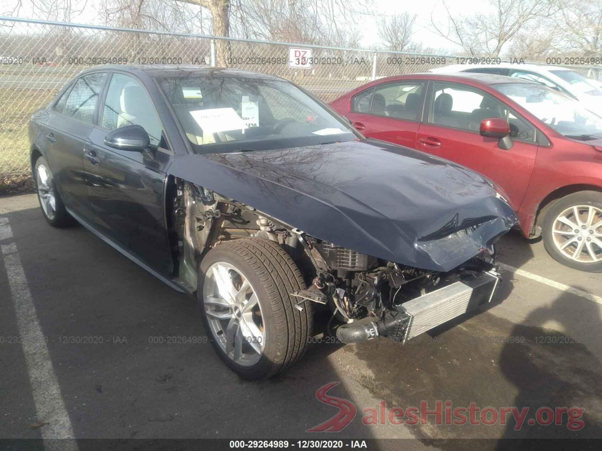 WAUDNAF40HN047060 2017 AUDI A4