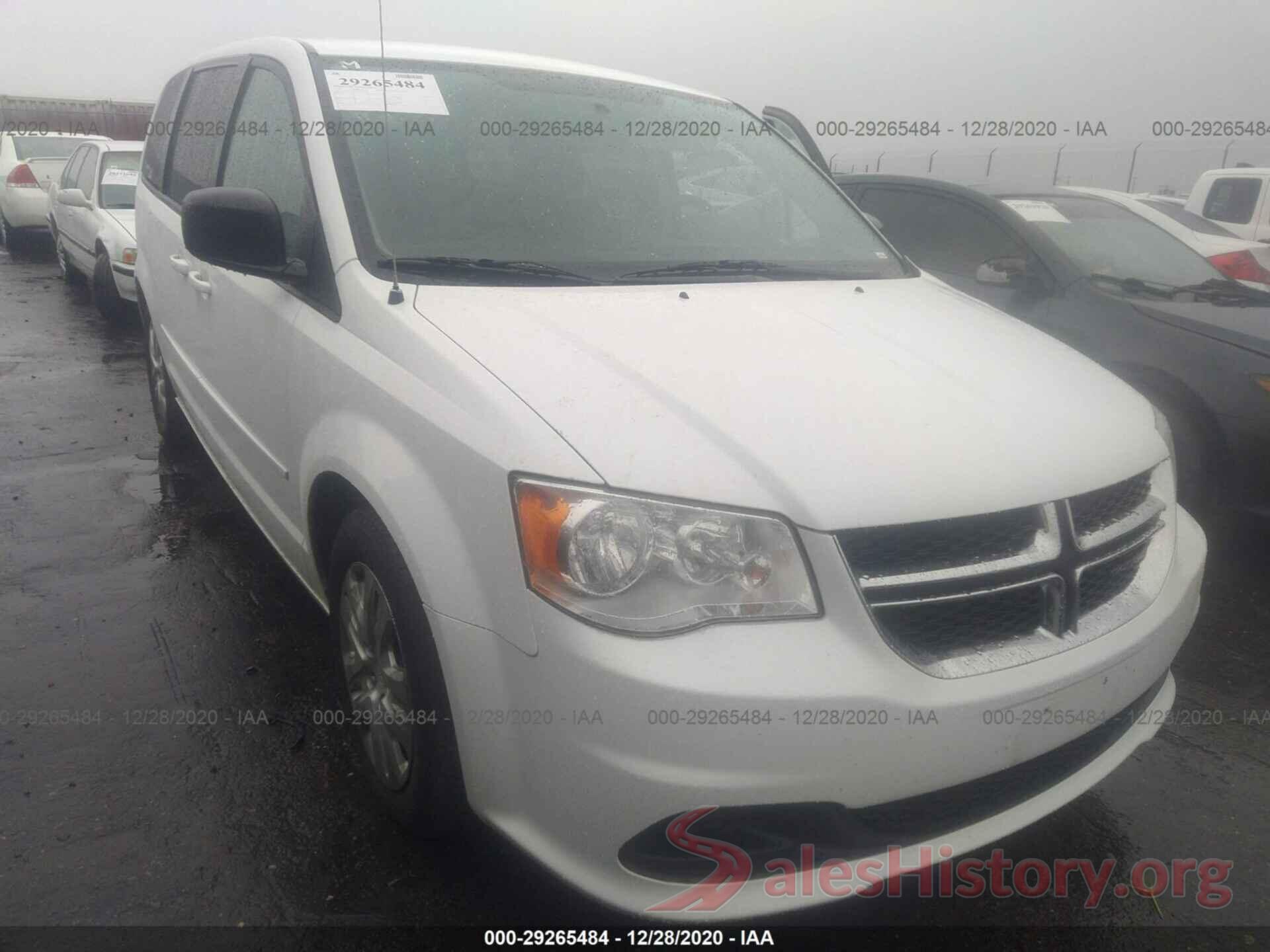 2C4RDGBGXGR340321 2016 DODGE GRAND CARAVAN