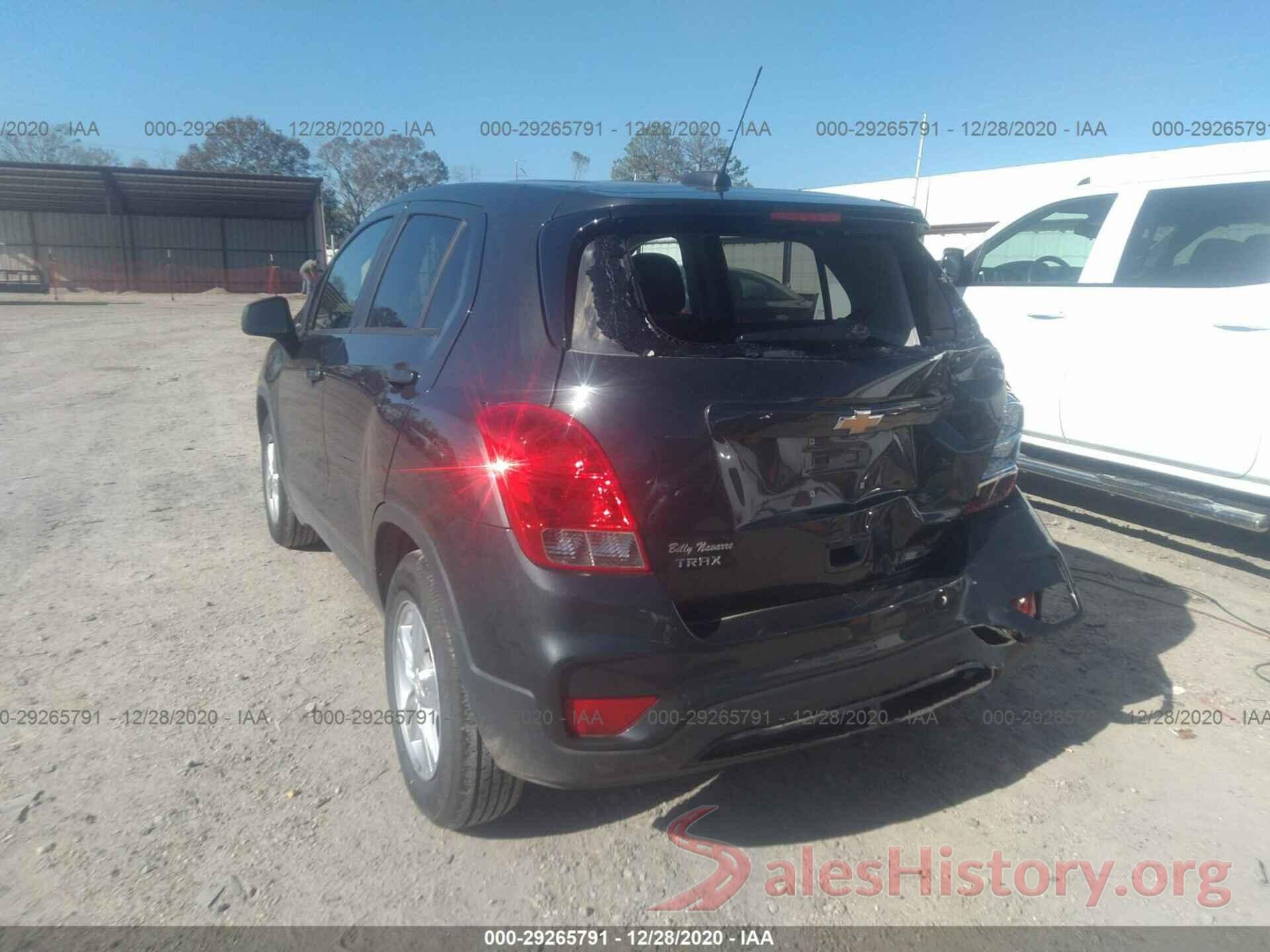 3GNCJKSBXLL175987 2020 CHEVROLET TRAX