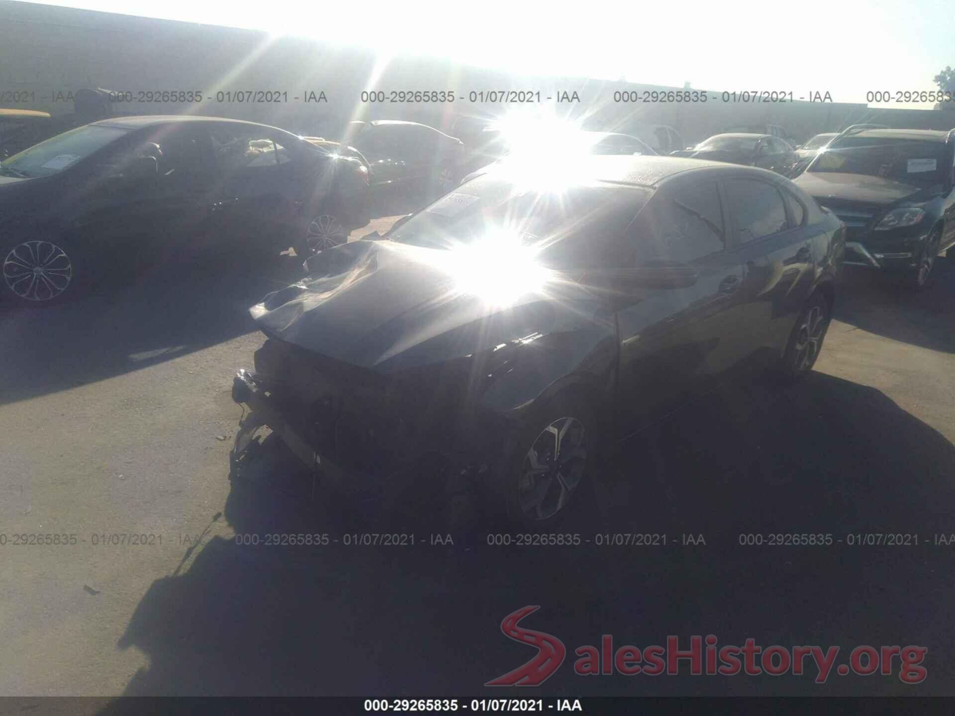 3KPF24AD0LE148822 2020 KIA FORTE