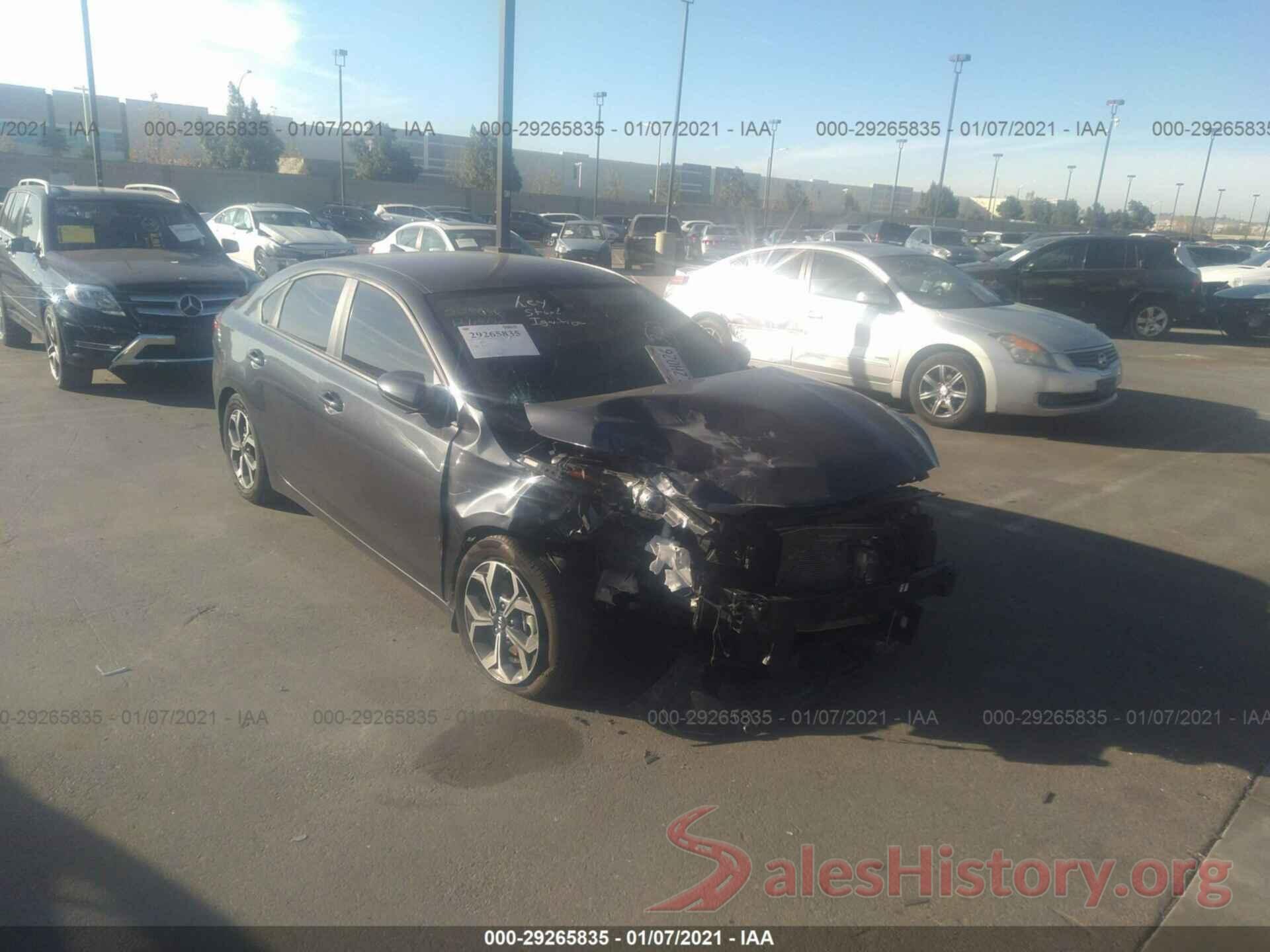 3KPF24AD0LE148822 2020 KIA FORTE