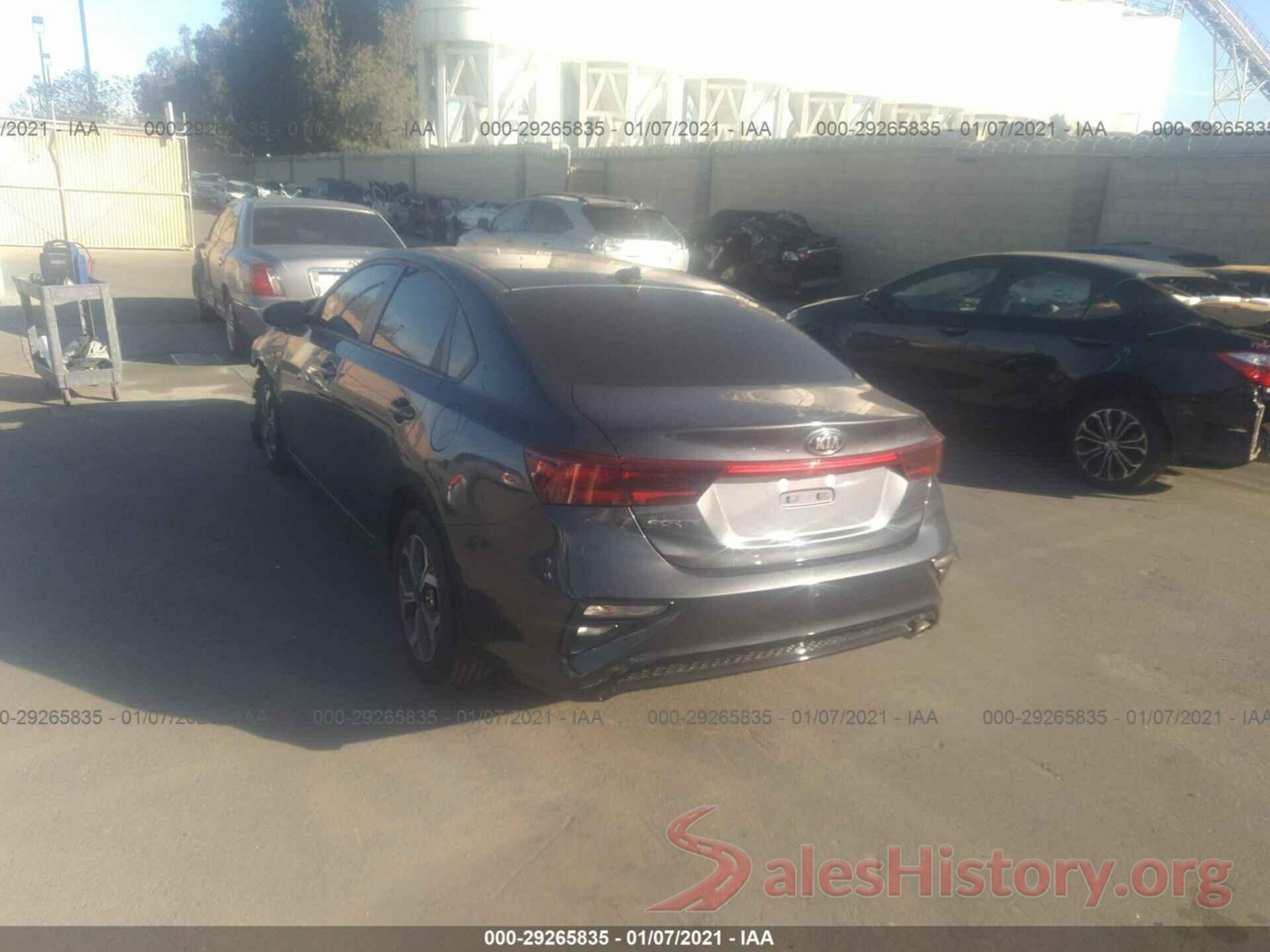 3KPF24AD0LE148822 2020 KIA FORTE