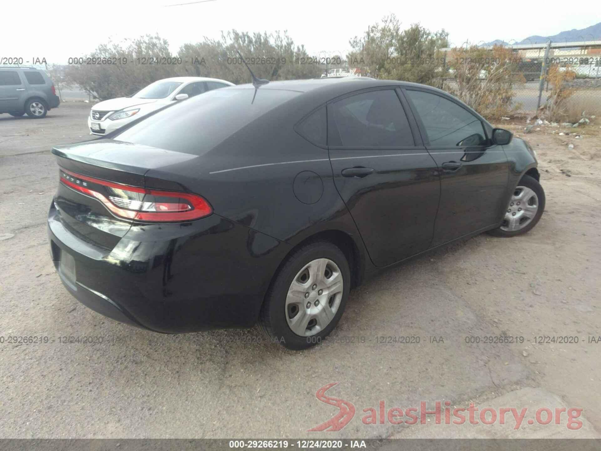 1C3CDFAA9GD701039 2016 DODGE DART