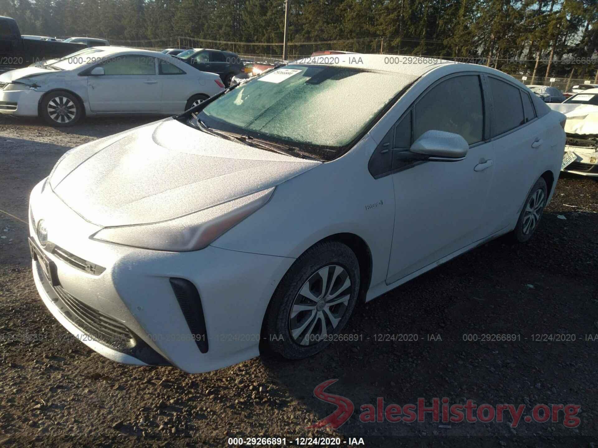 JTDKARFU3K3075667 2019 TOYOTA PRIUS