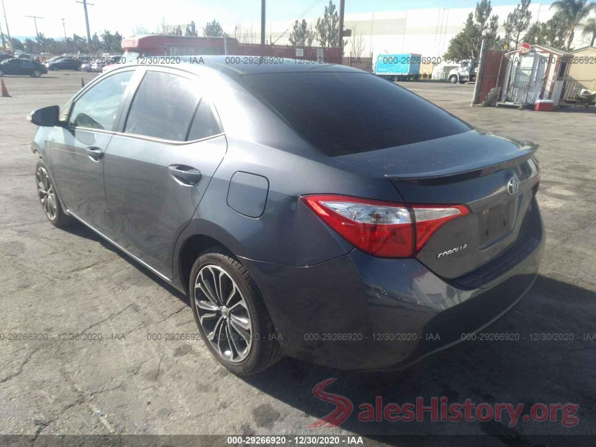 5YFBURHE7GP445465 2016 TOYOTA COROLLA