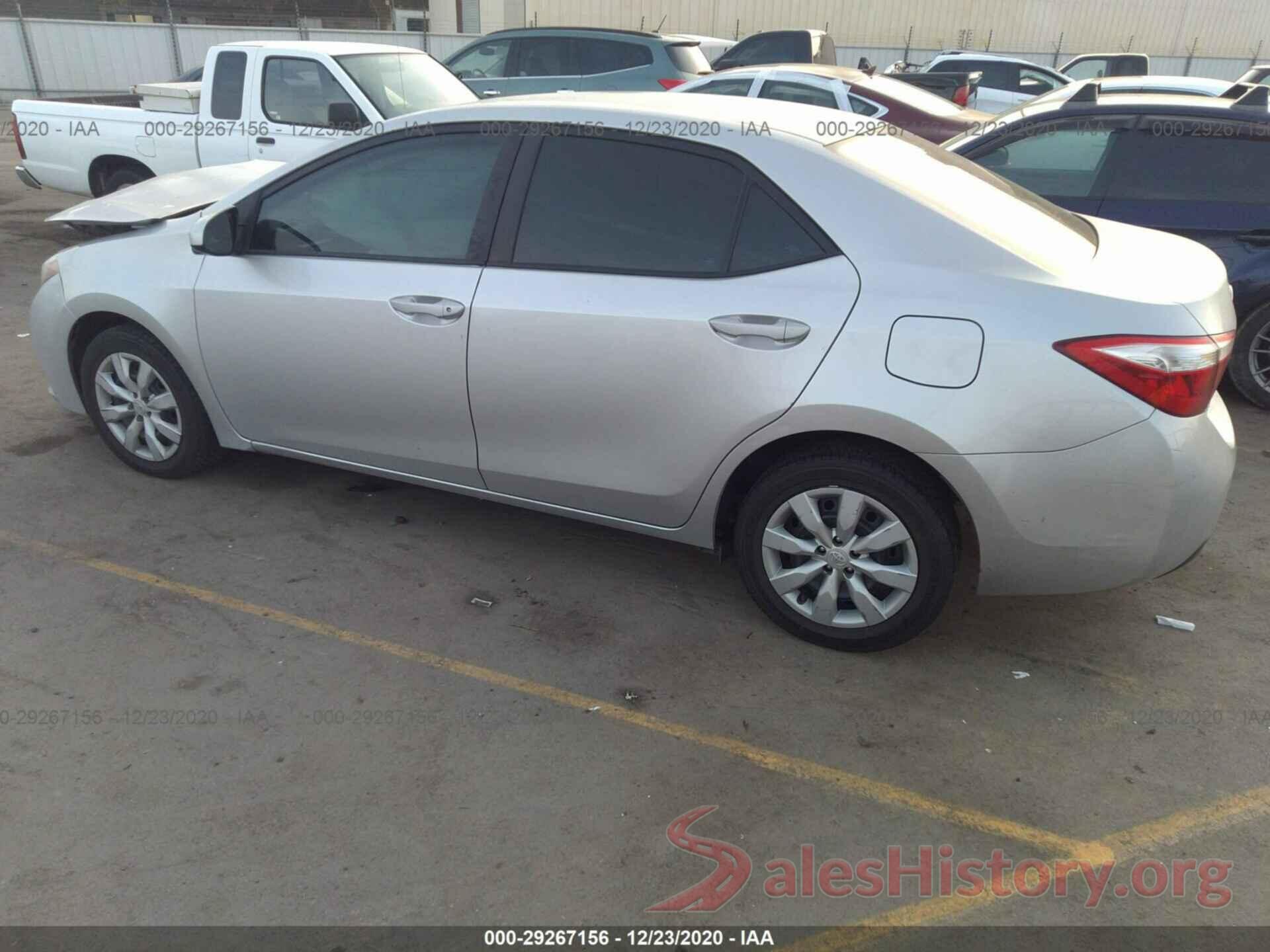 5YFBURHE3GP519206 2016 TOYOTA COROLLA