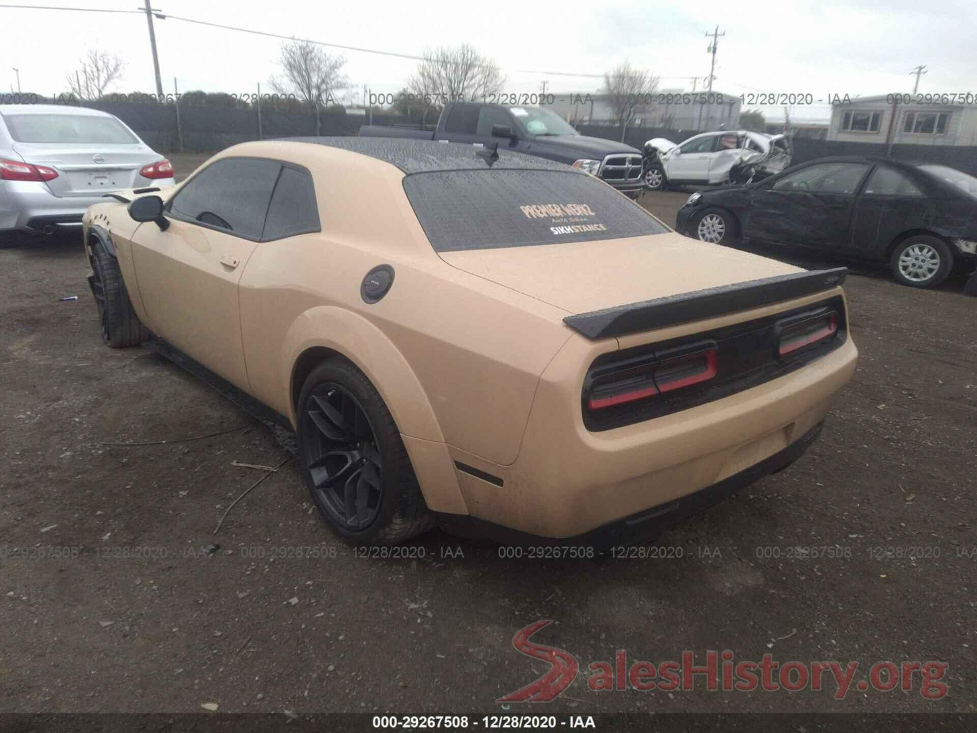 2C3CDZC98JH192494 2018 DODGE CHALLENGER