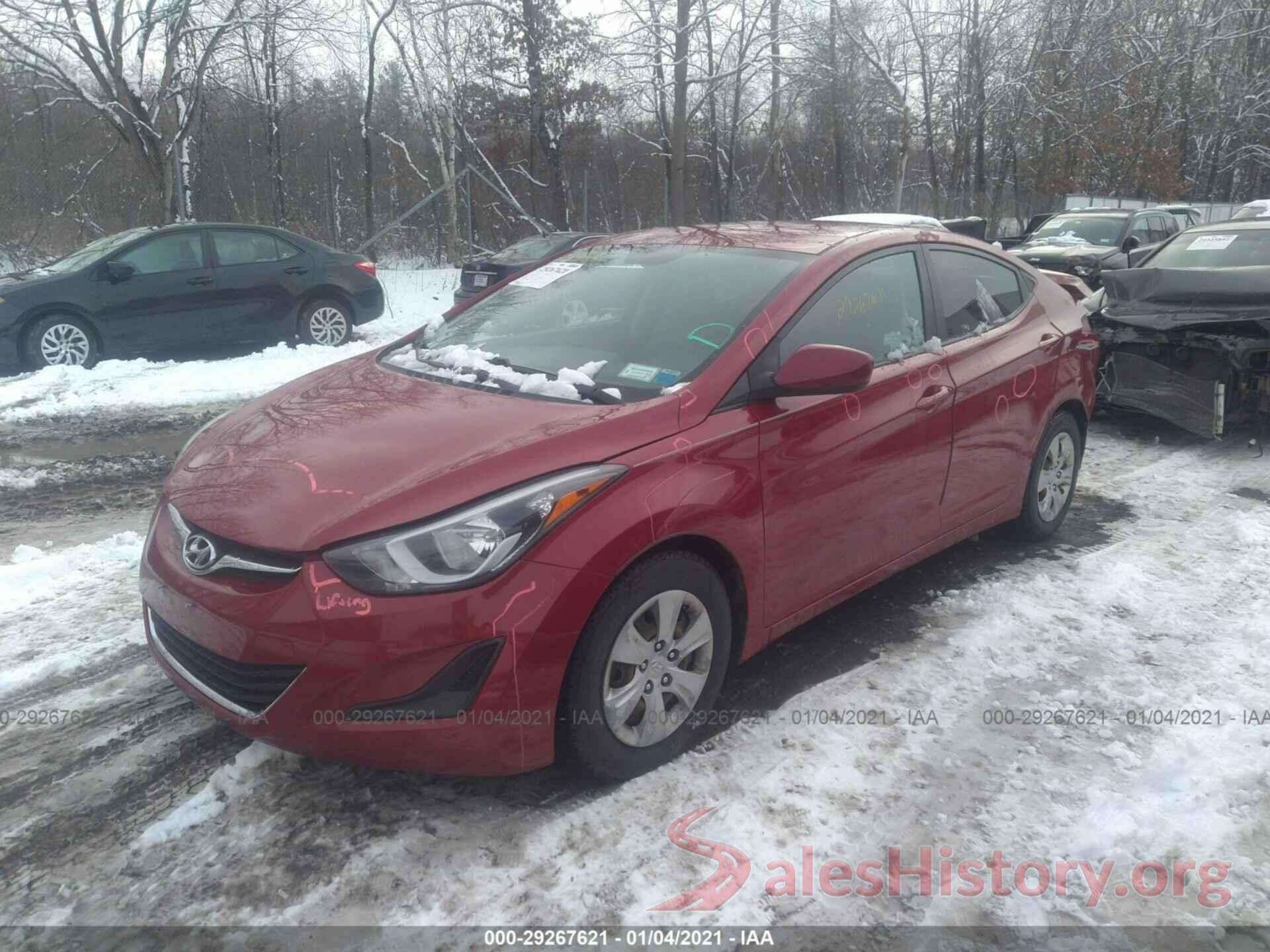 KMHDH4AE9GU543132 2016 HYUNDAI ELANTRA