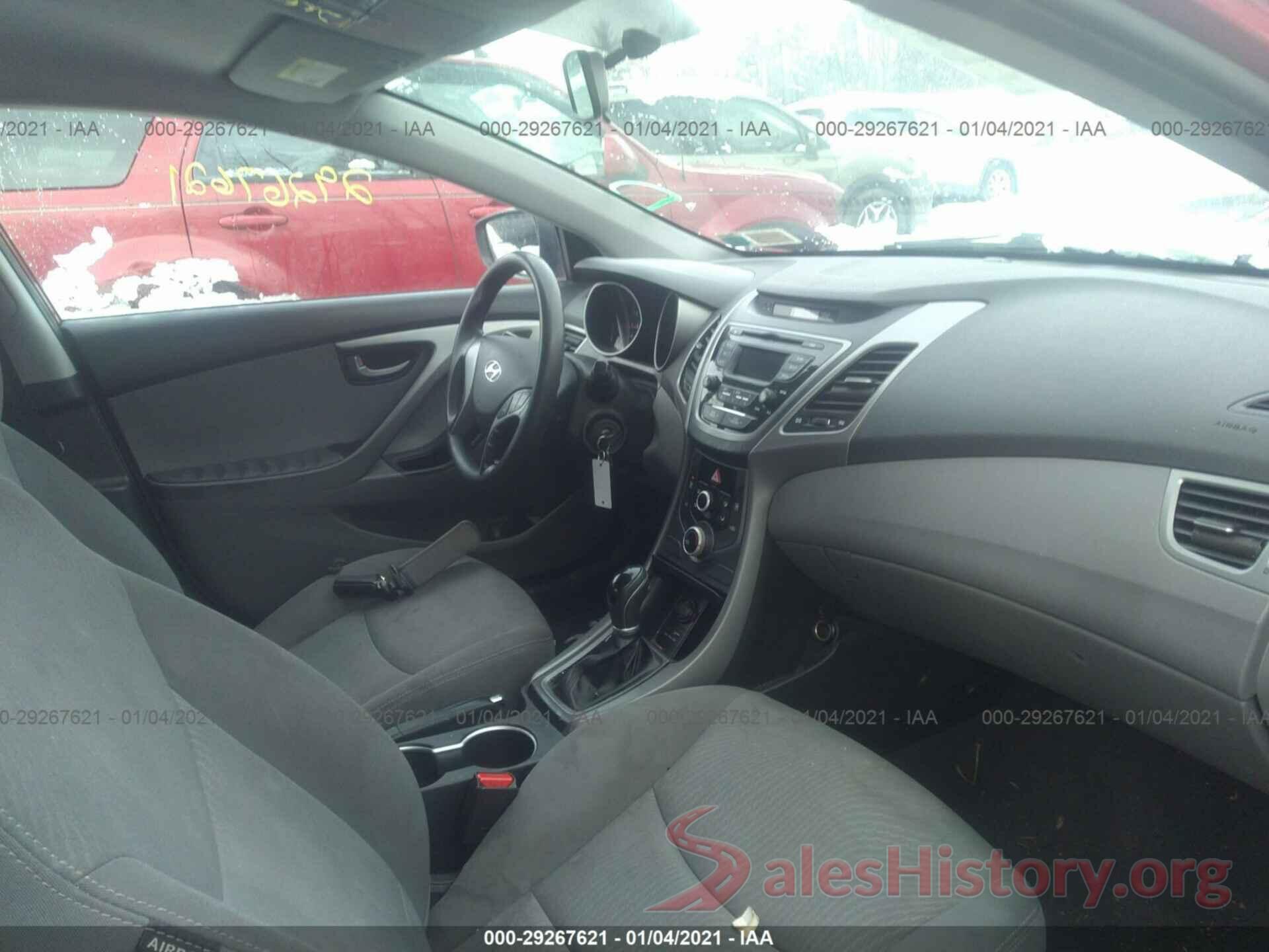 KMHDH4AE9GU543132 2016 HYUNDAI ELANTRA