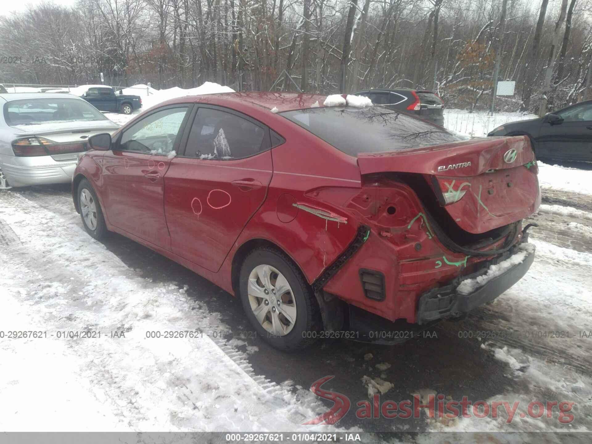 KMHDH4AE9GU543132 2016 HYUNDAI ELANTRA