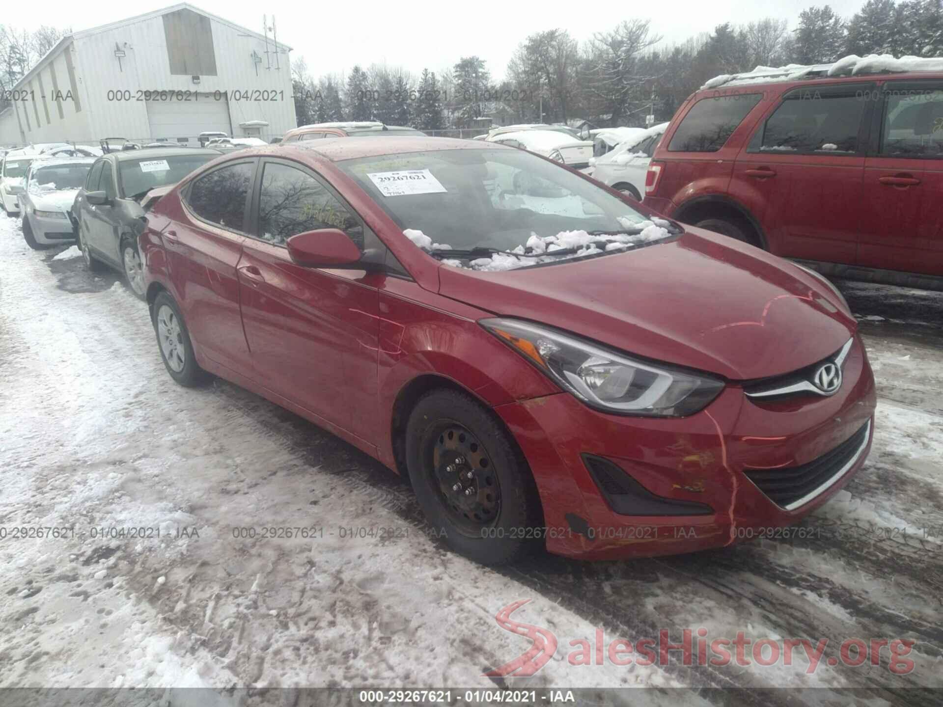 KMHDH4AE9GU543132 2016 HYUNDAI ELANTRA