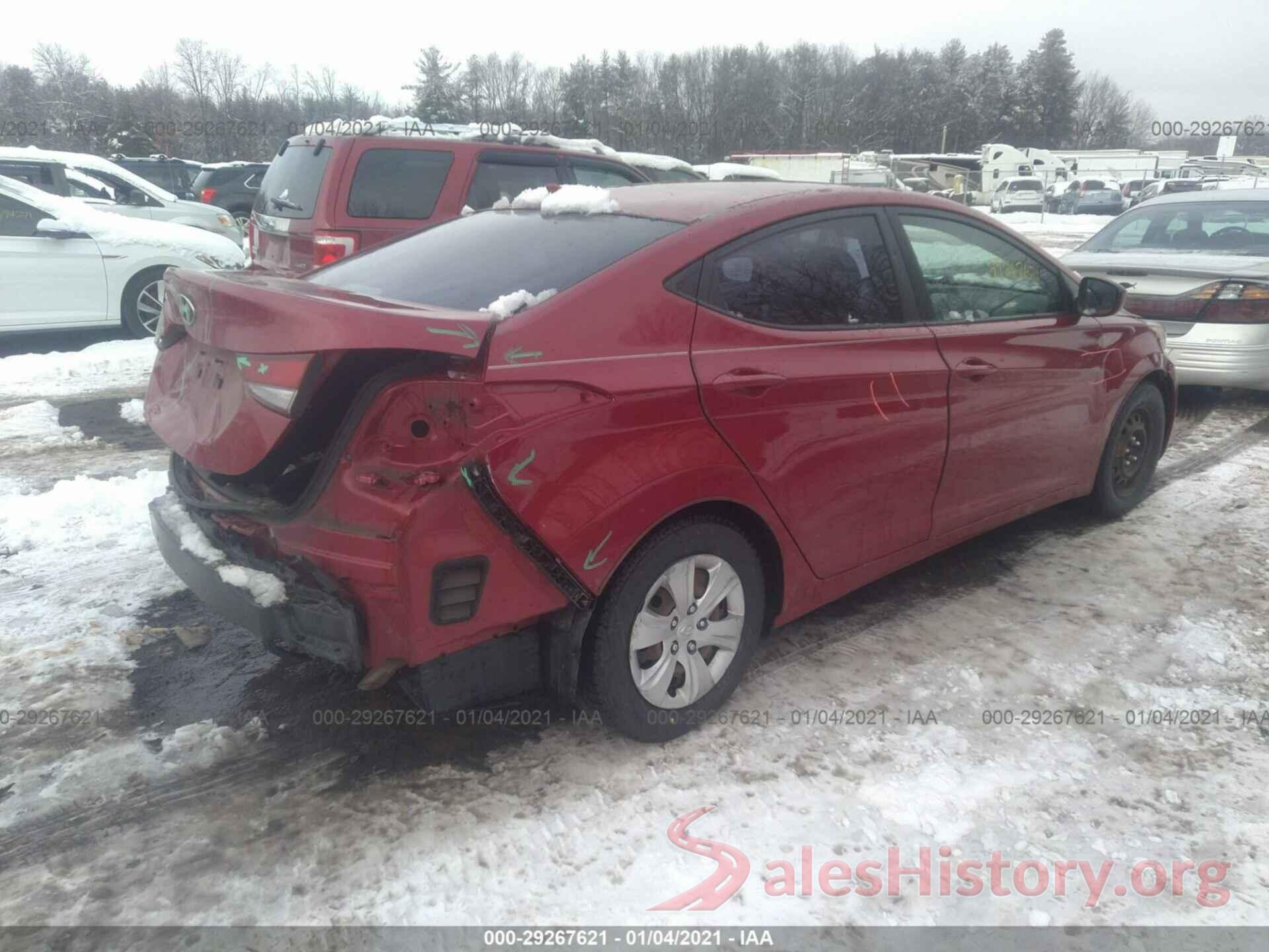 KMHDH4AE9GU543132 2016 HYUNDAI ELANTRA