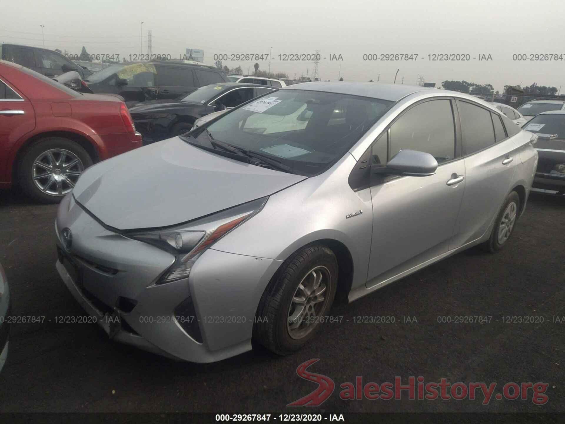 JTDKBRFU9G3002601 2016 TOYOTA PRIUS