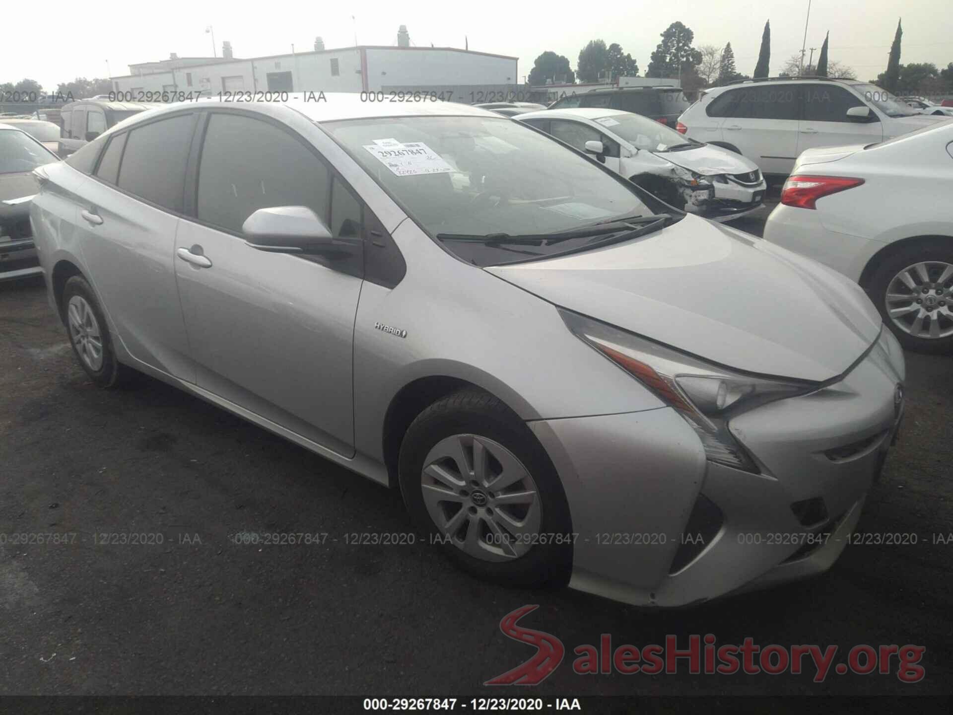 JTDKBRFU9G3002601 2016 TOYOTA PRIUS