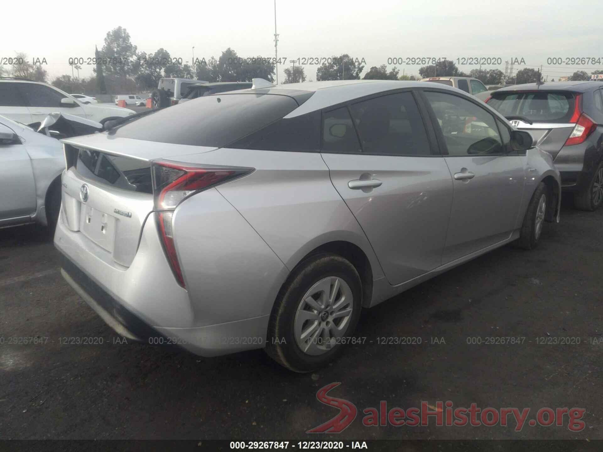 JTDKBRFU9G3002601 2016 TOYOTA PRIUS