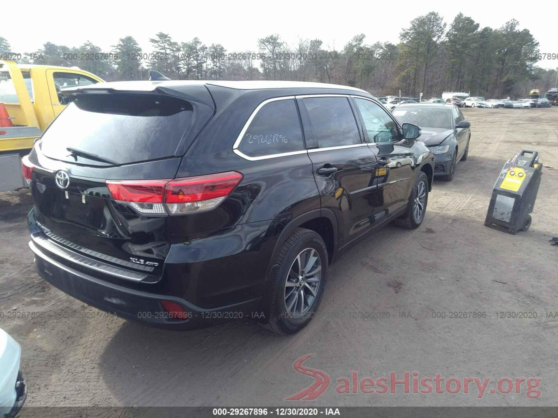 5TDJZRFH4KS613086 2019 TOYOTA HIGHLANDER