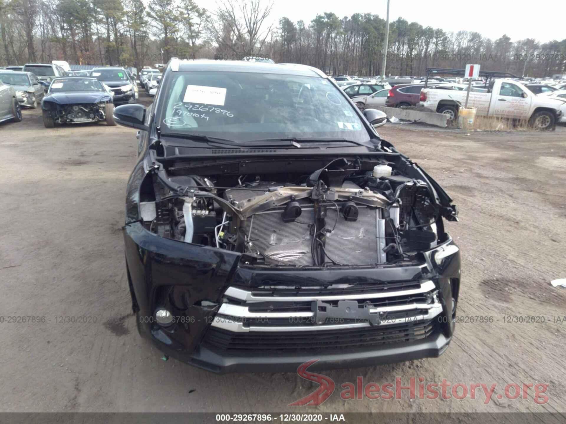 5TDJZRFH4KS613086 2019 TOYOTA HIGHLANDER